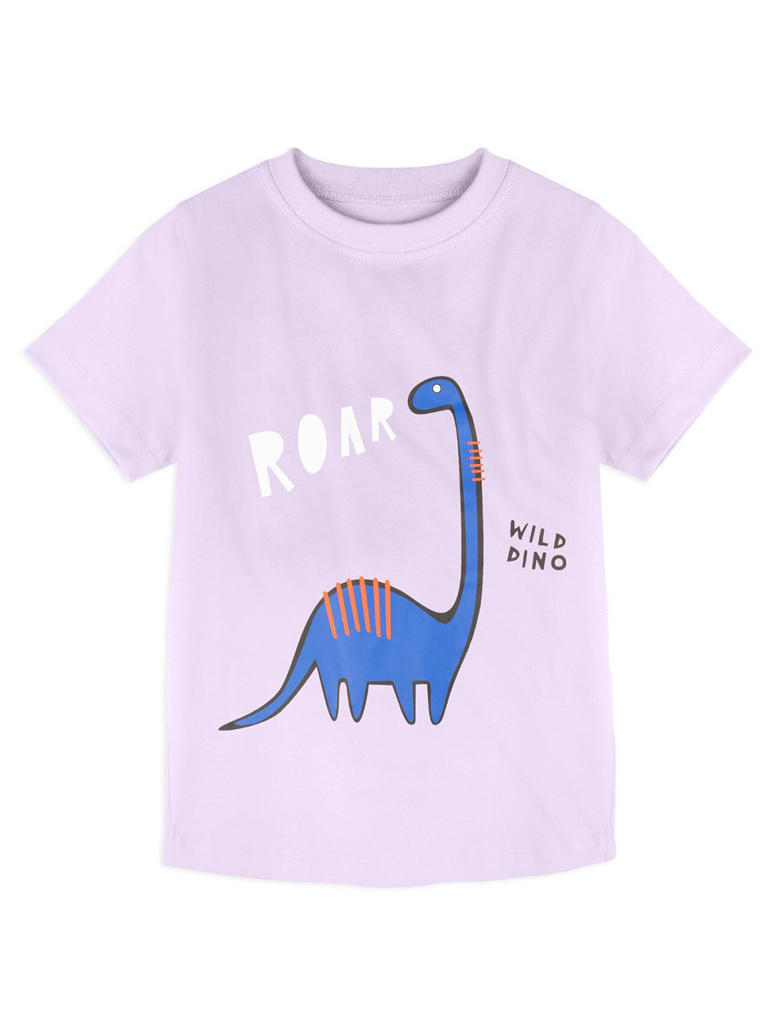 

ZIP ZAP ZOOP Boys Graphic Printed Round Neck Cotton T-Shirt, Purple
