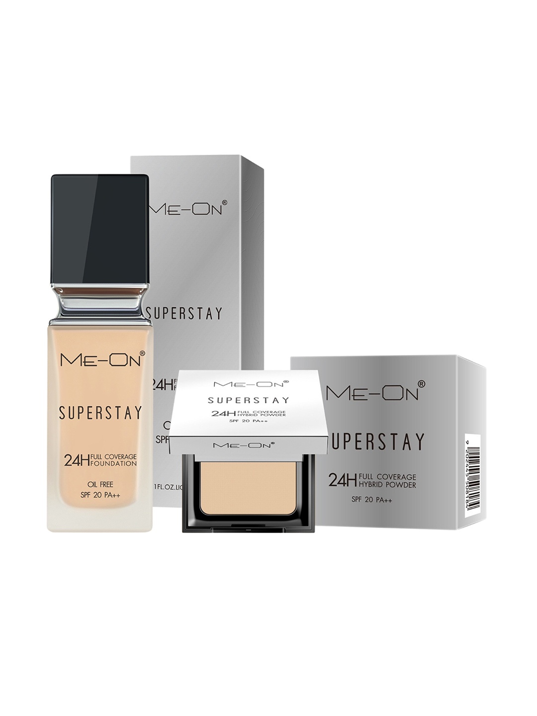 

ME-ON Super Stay Set Of 2 Compact - 20g & Foundation - 30ml - Natural Beige 21