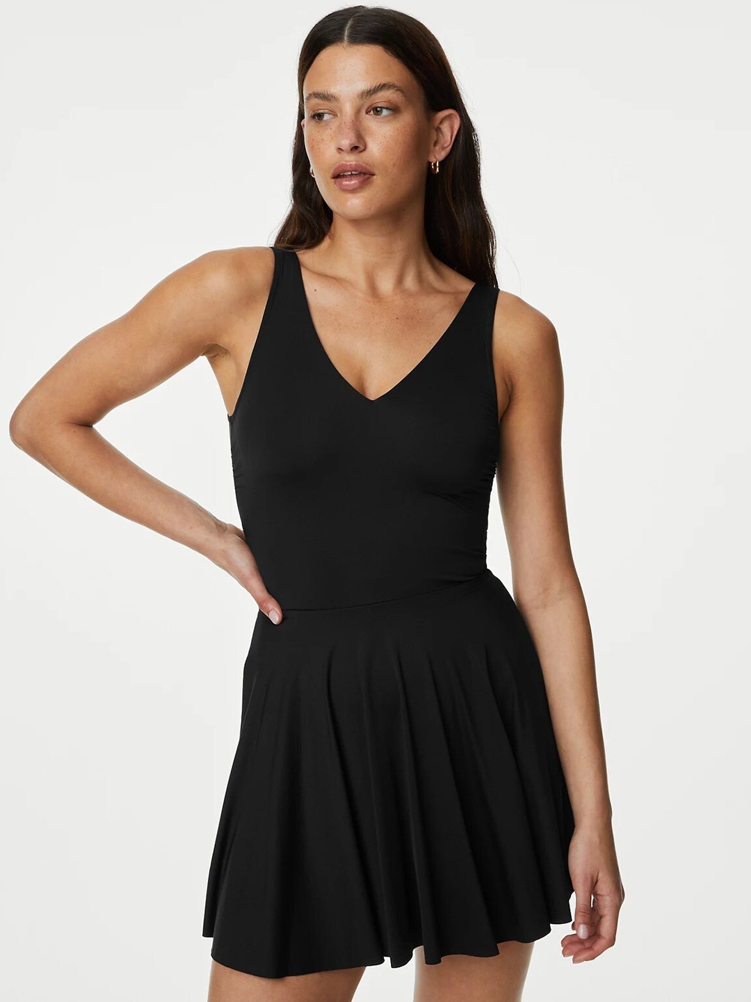 

Marks & Spencer Sleeveless Swimming Dress, Black