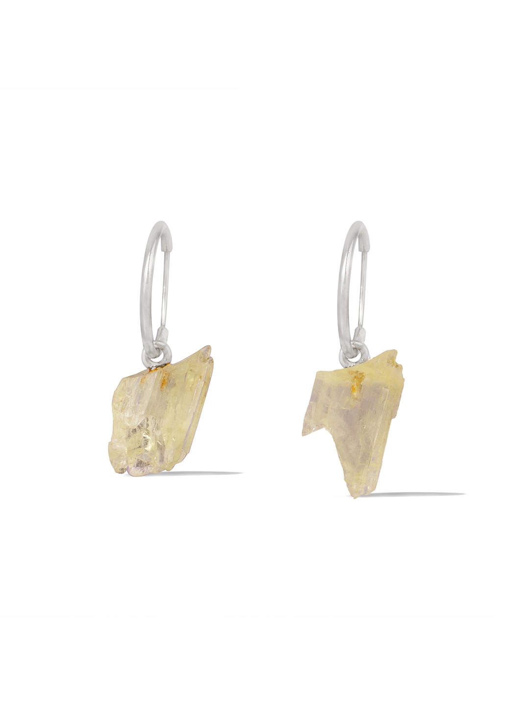 

Kicky And Perky Silver-Toned Classic Hoop Earrings