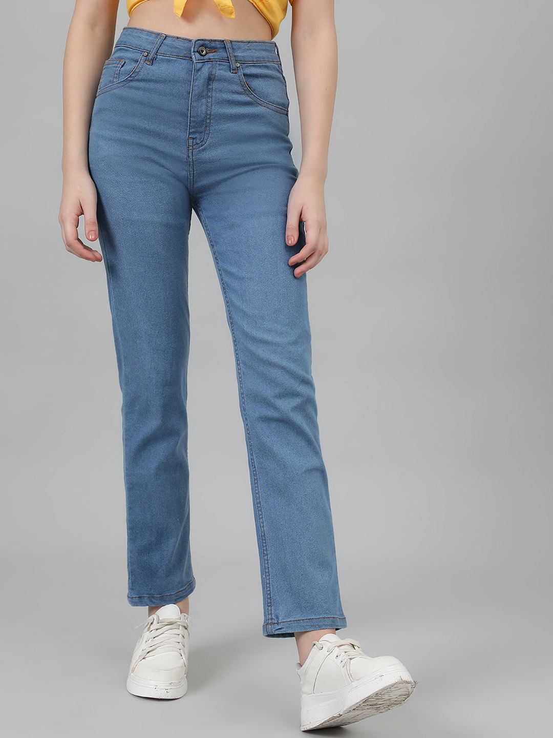 

Roadster Women Blue Jean Slim-Fit High Rise Clean Look Jeans