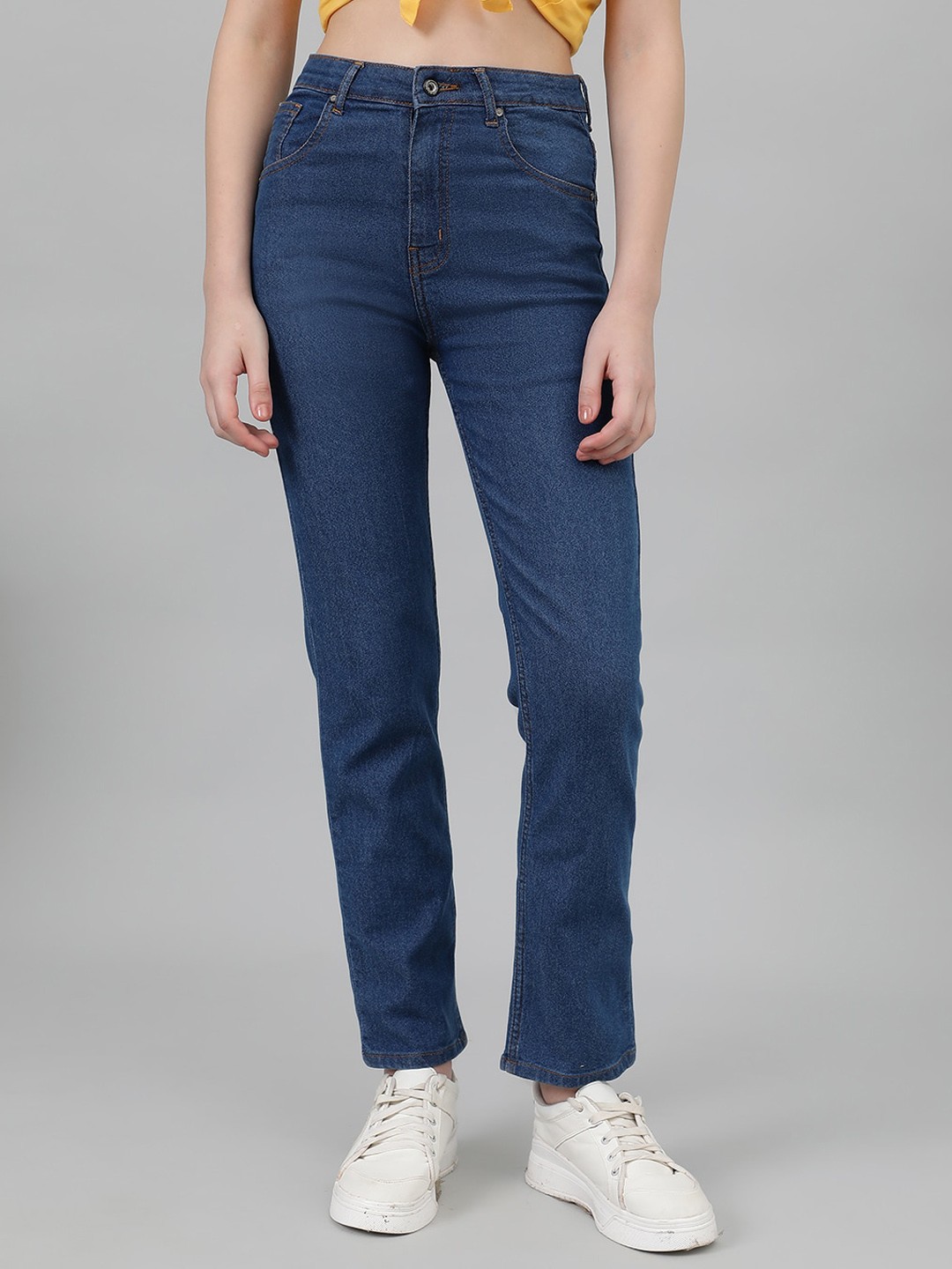 

Roadster Women Slim-Fit No Fade High-Rise Jeans, Blue