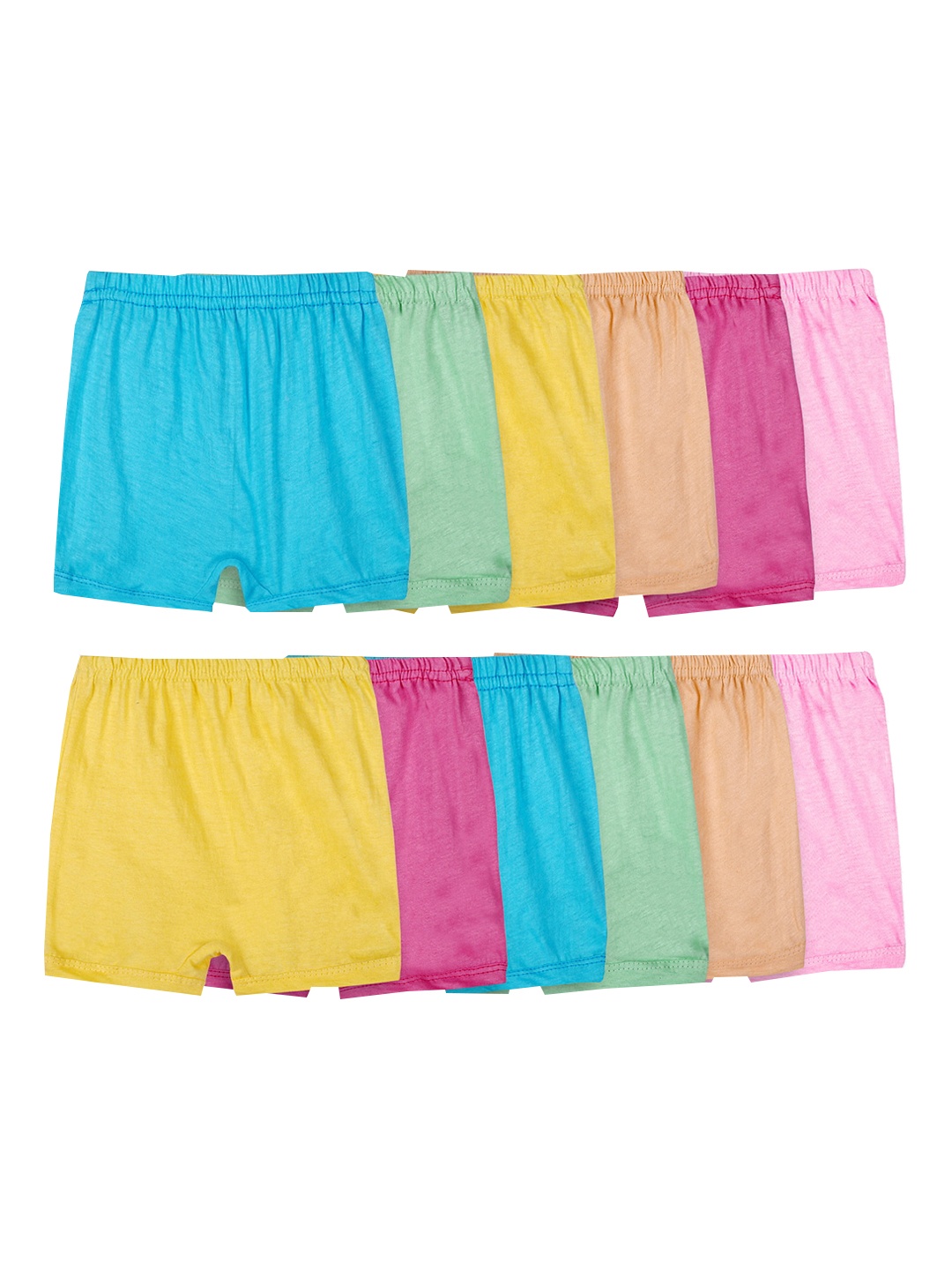 

BAESD Infants Pack Of 12 Pure Cotton Boy Short Briefs, Yellow