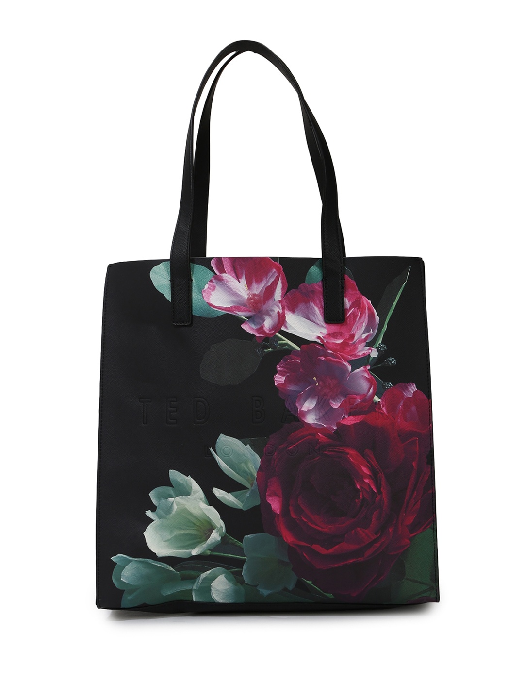 

Ted Baker Floral Printed Structured Tote Bag, Black