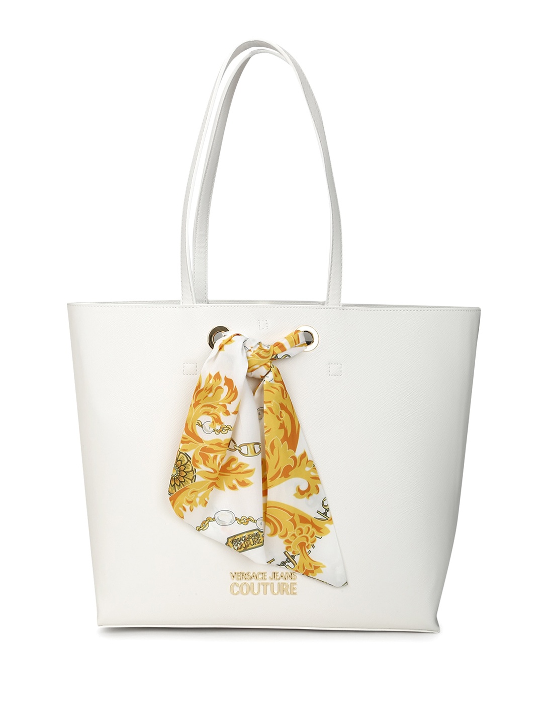 

Versace Jeans Couture Shopper Tote Bag With Scarf, White