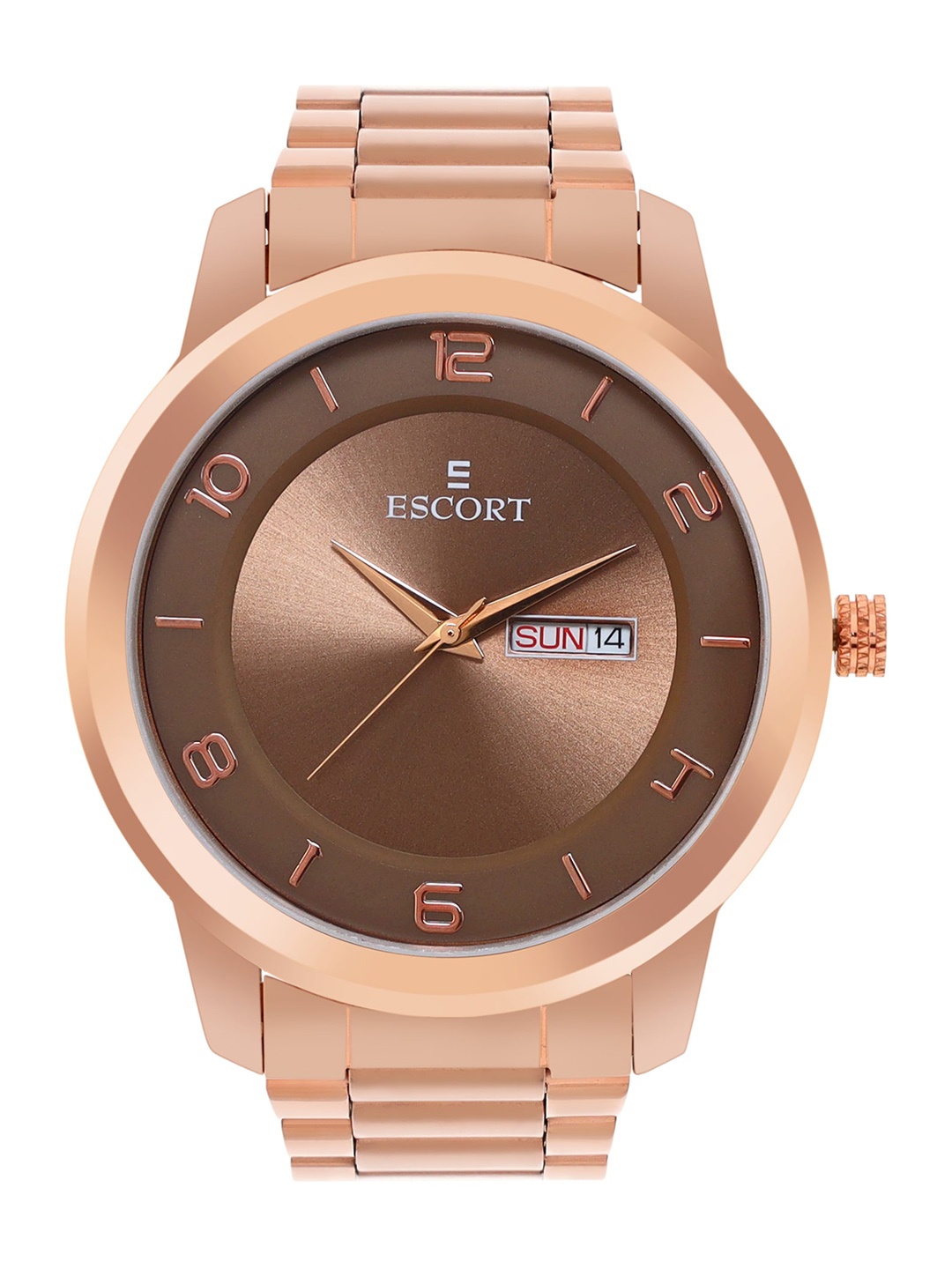 

Escort Men Bracelet Style Straps Analogue Watch E21001890RGM9, Brown