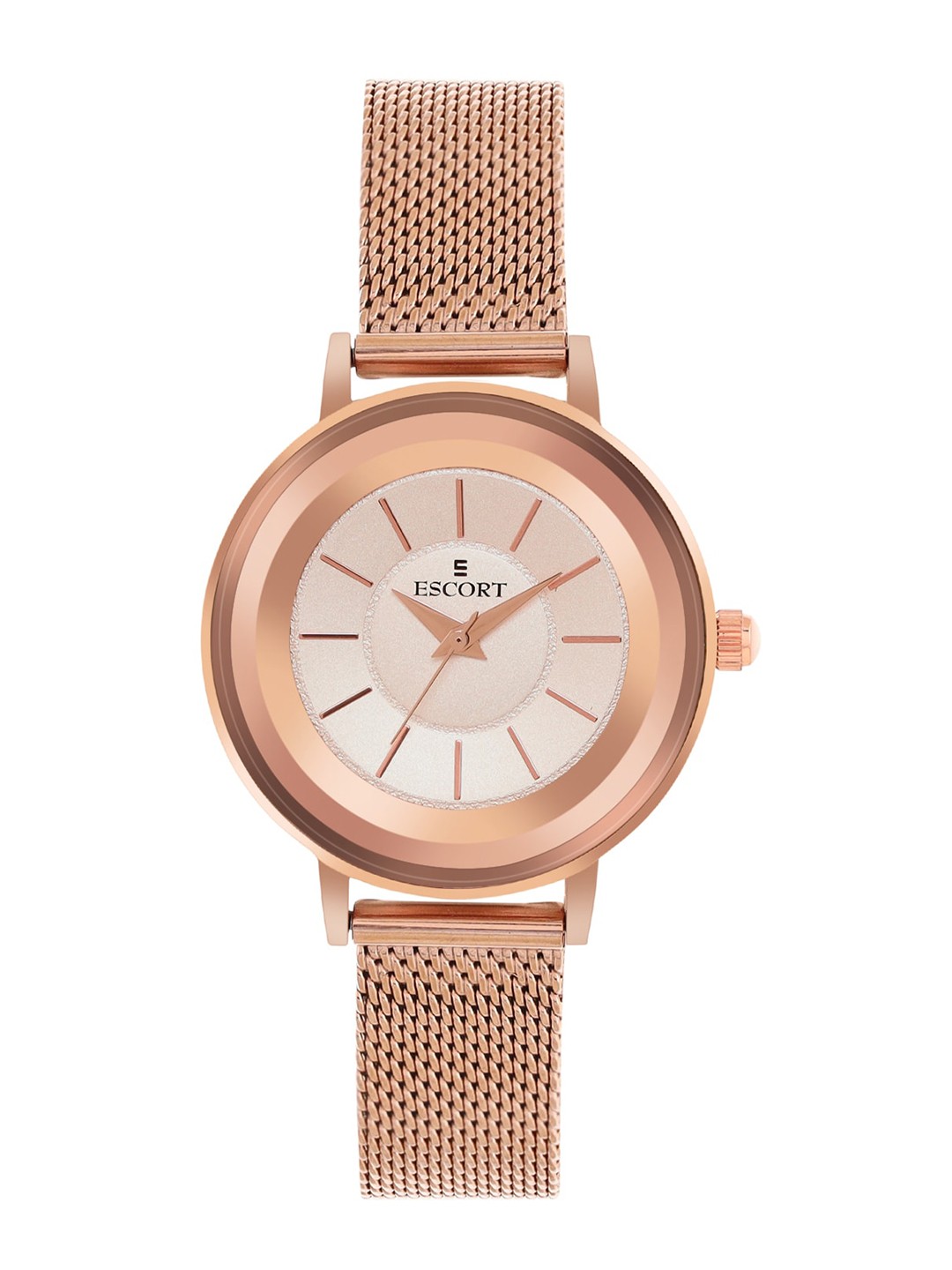 

Escort Women Bracelet Style Straps Analogue Watch E19507401RGM11, Rose gold
