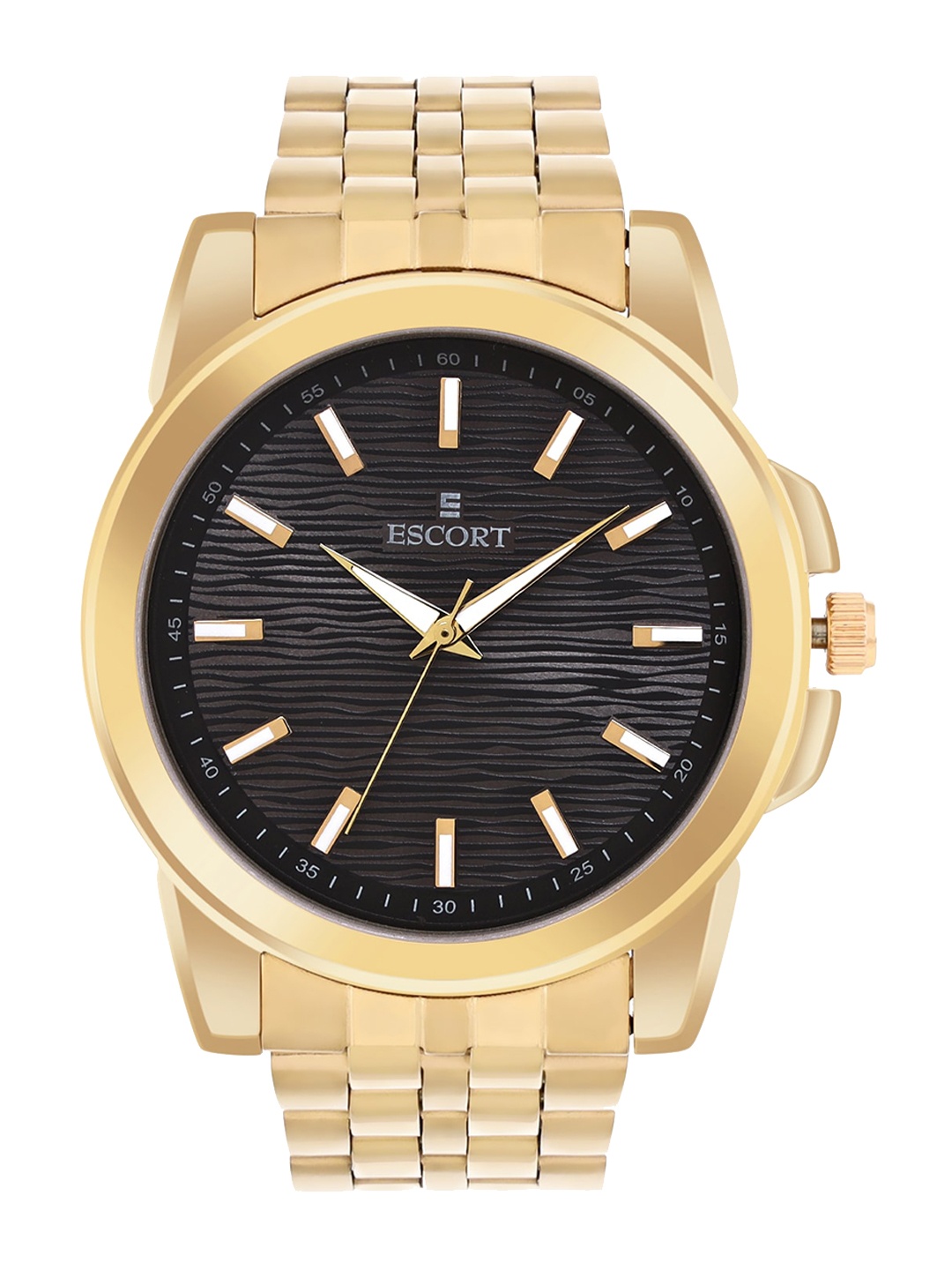 Escort Men Dial & Straps Analogue Watch E19507393GM3, Black