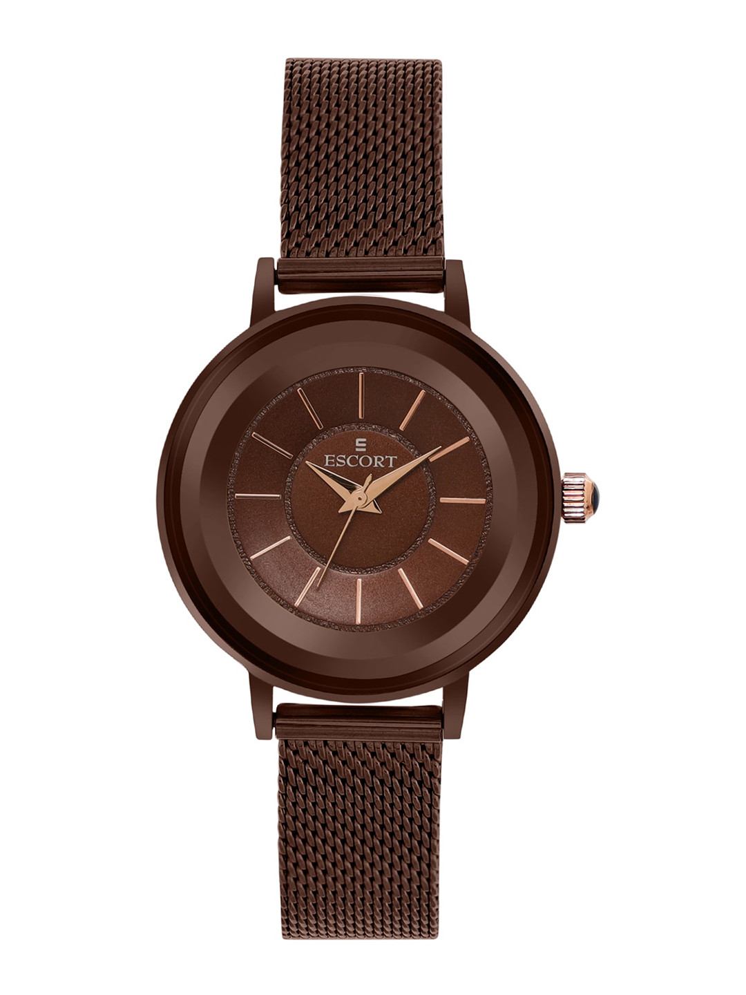 

Escort Women Bracelet Style Straps Analogue Watch E19507401BRNM9, Brown