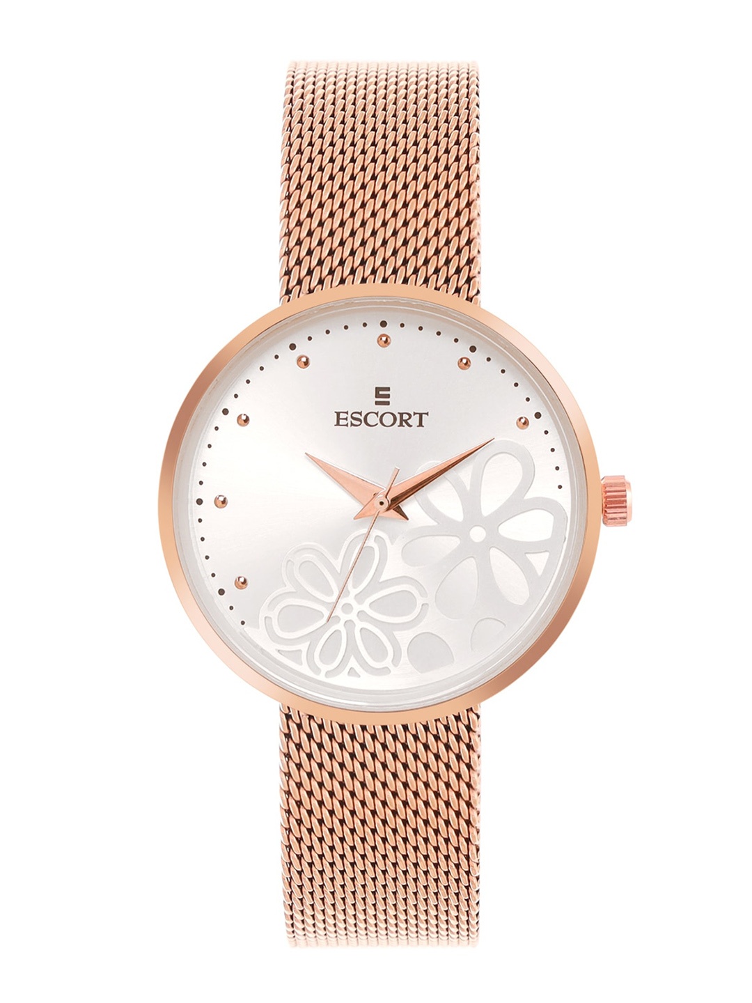 

Escort Women Bracelet Style Straps Analogue Watch E21507405RGM1, White