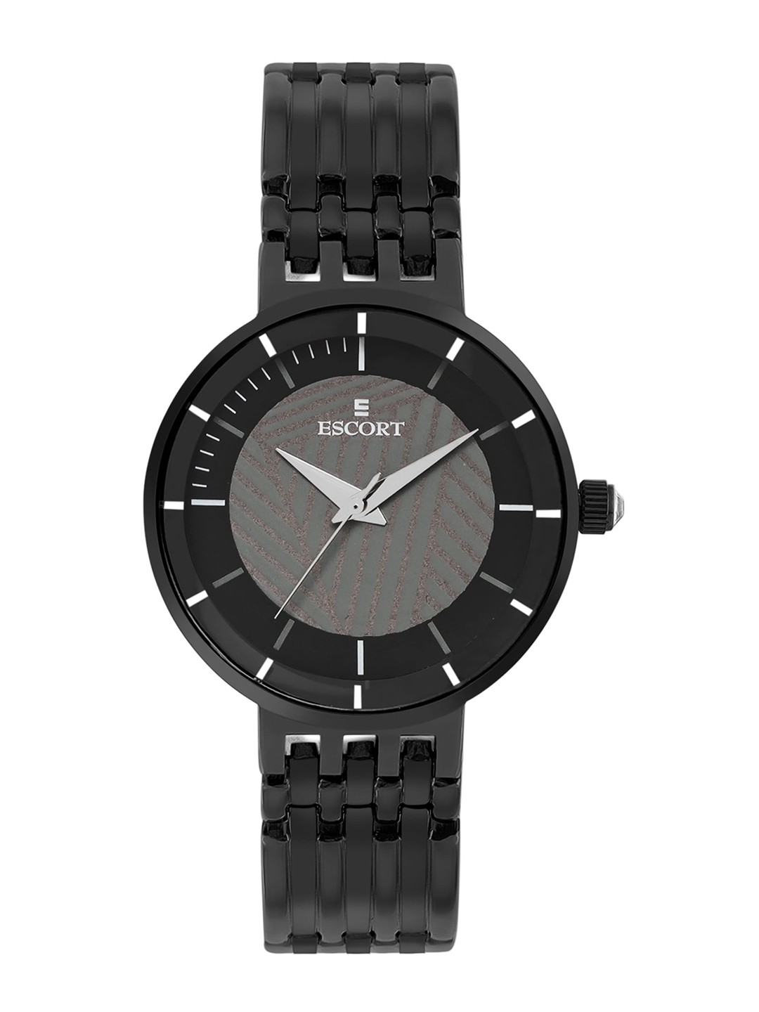 

Escort Women Textured Straps Analogue Watch-E19007089BM8, Grey