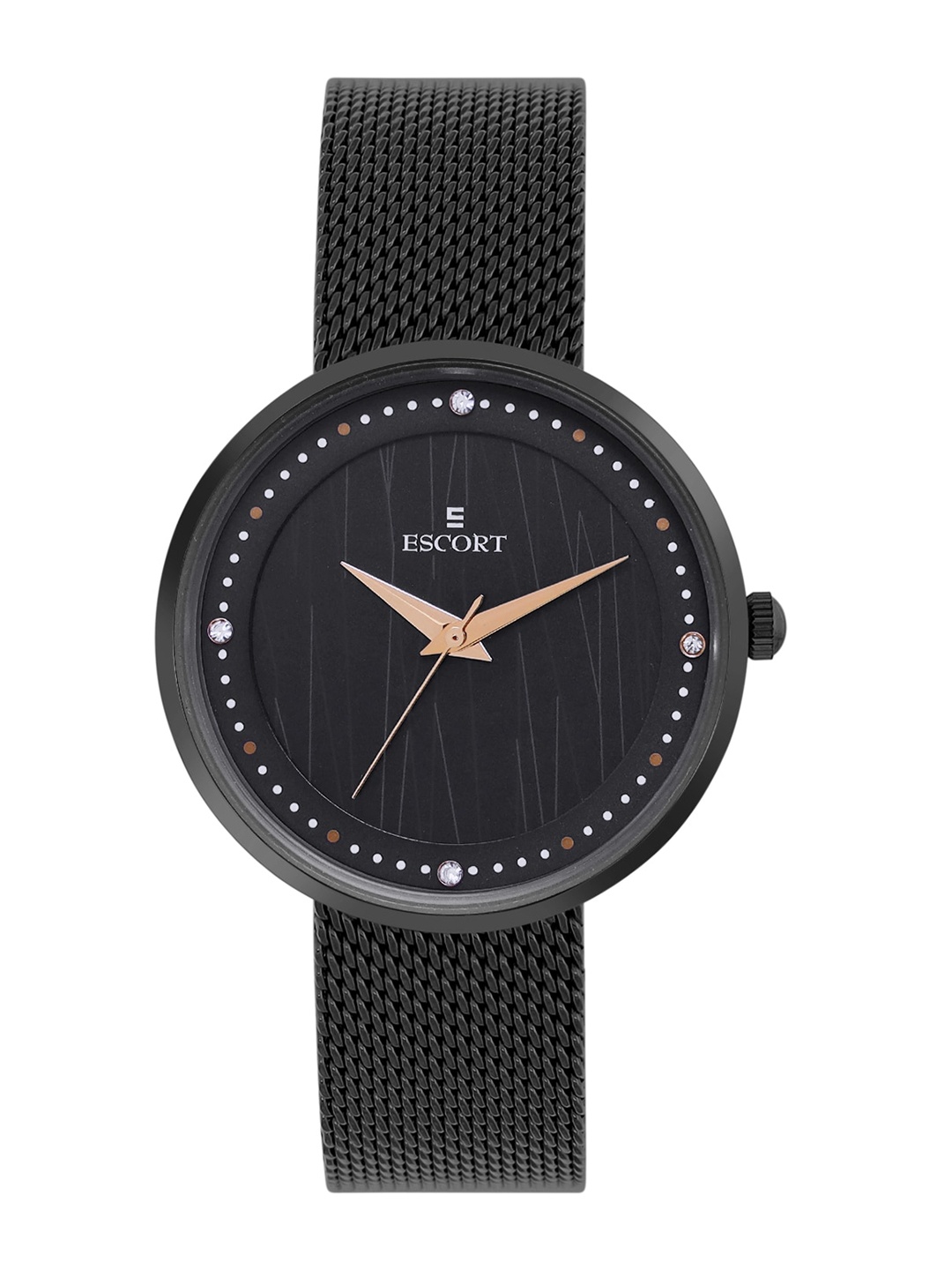 

Escort Women Bracelet Style Straps Analogue Watch-E21507409BM3, Black