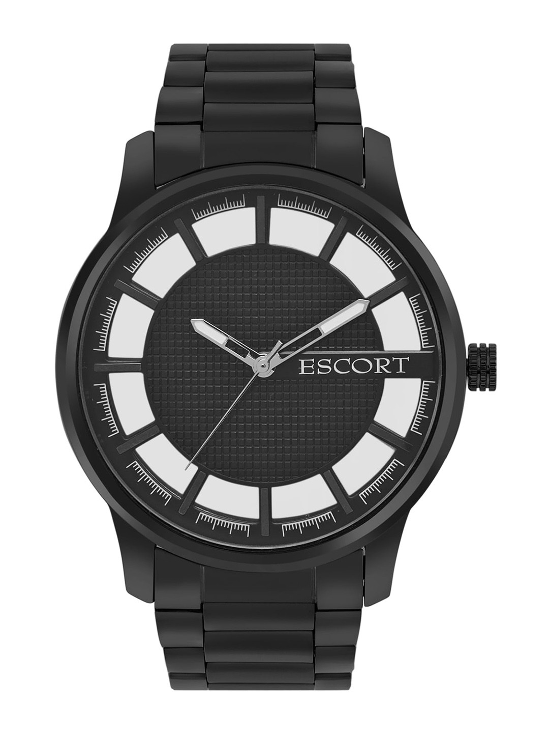 

Escort Men Dial & Straps Analogue Watch E2150BM3, Black