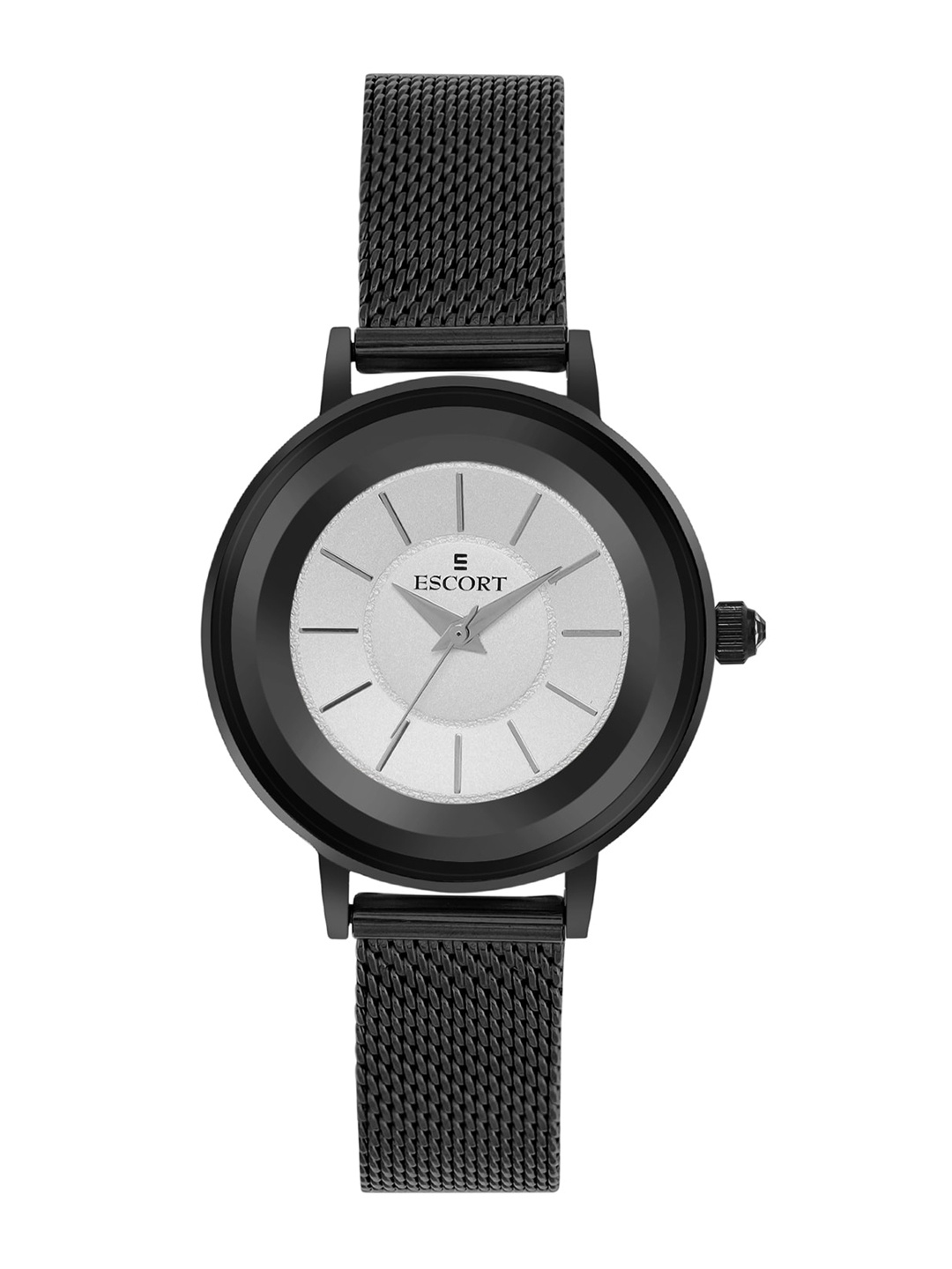 

Escort Women Dial & Bracelet Style Straps Analogue Watch E19507401BM1, White