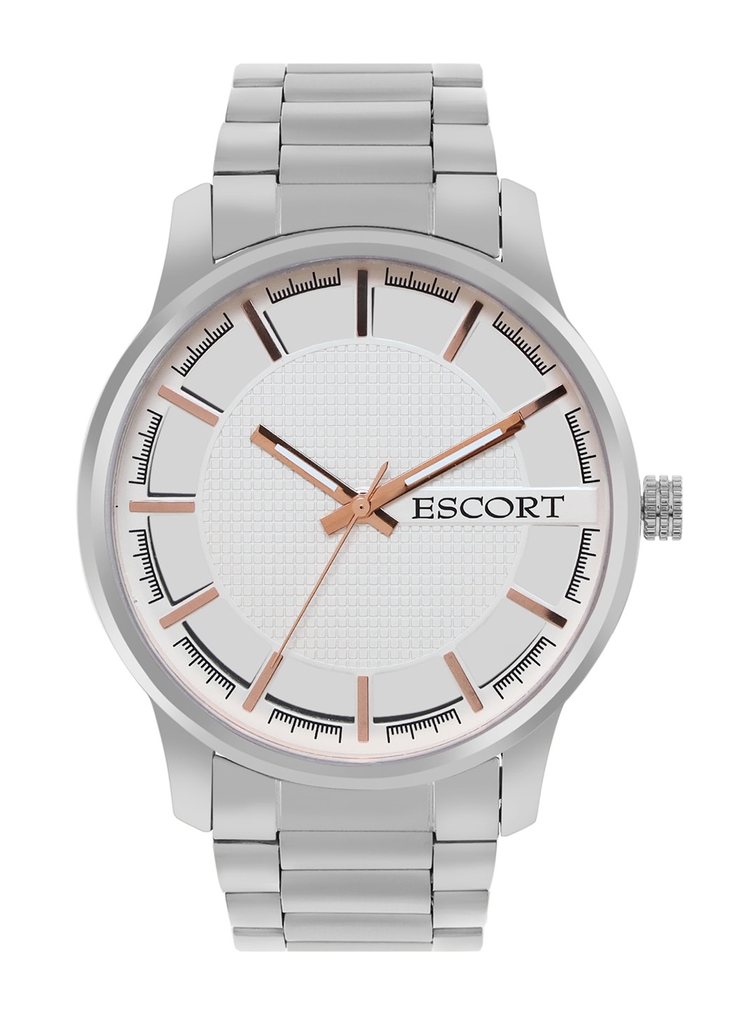 

Escort Men Dial & Bracelet Style Straps Analogue Watch E1900SM1, White