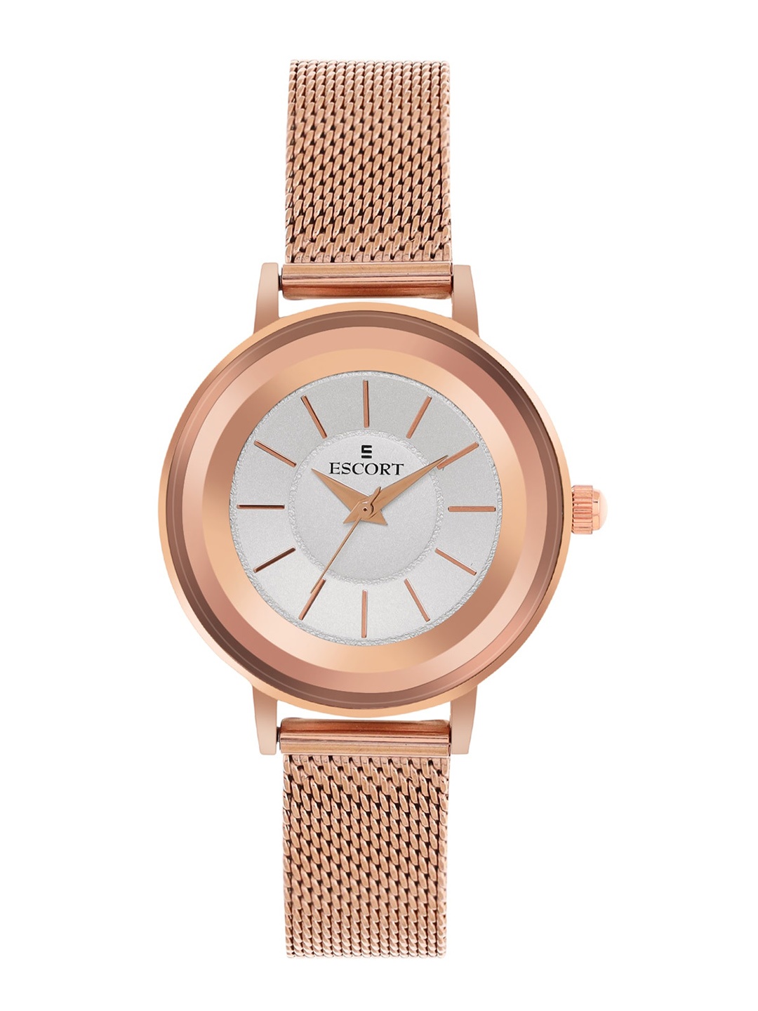 

Escort Women Bracelet Style Straps Analogue Watch E19507401RGM2, Silver