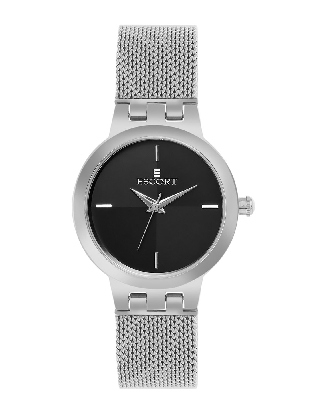

Escort Women Dial & Bracelet Style Straps Analogue Watch E18507422SM3, Black