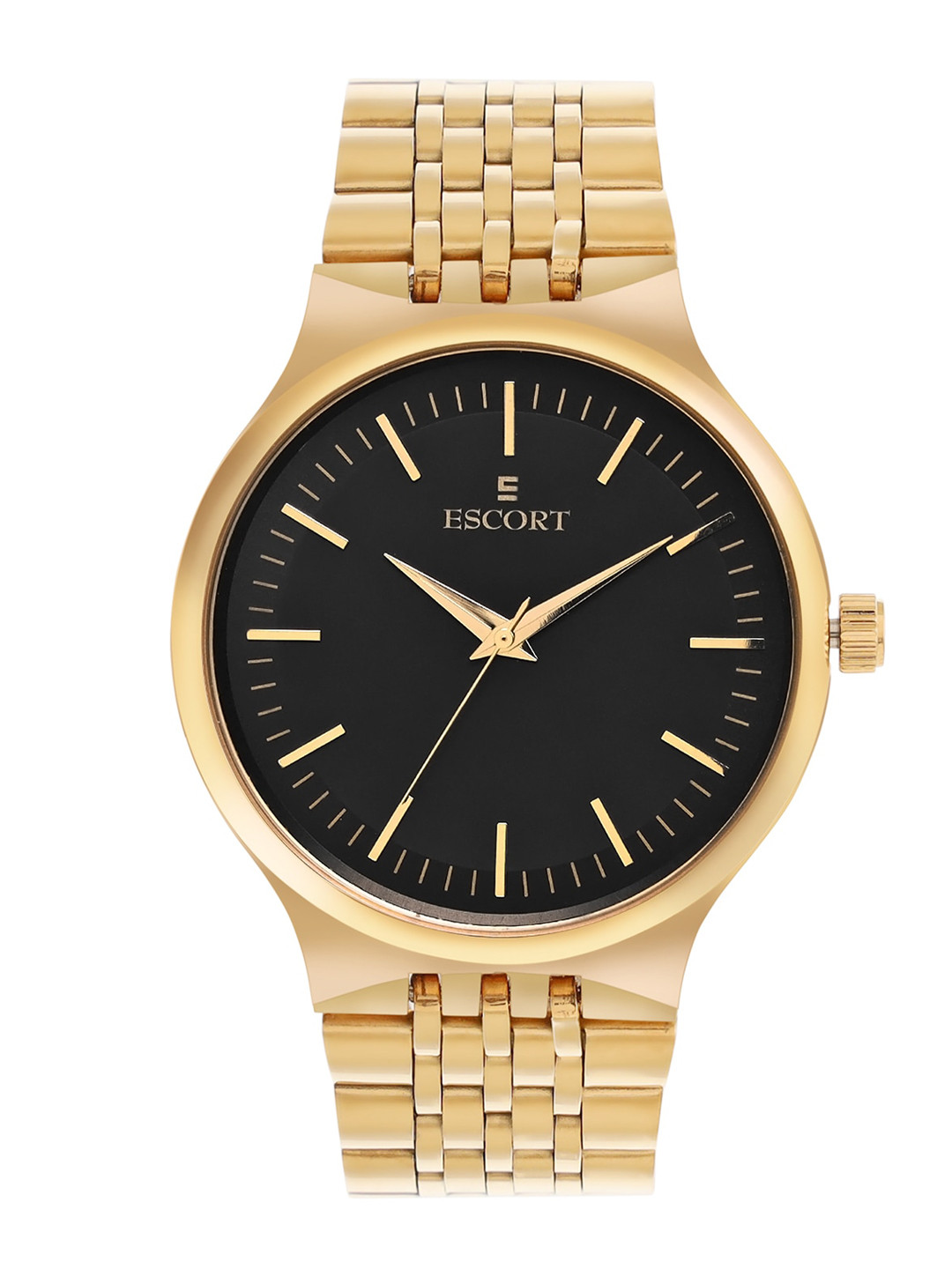 

Escort Men Dial & Bracelet Style Straps Analogue Watch E16507359GM3, Black