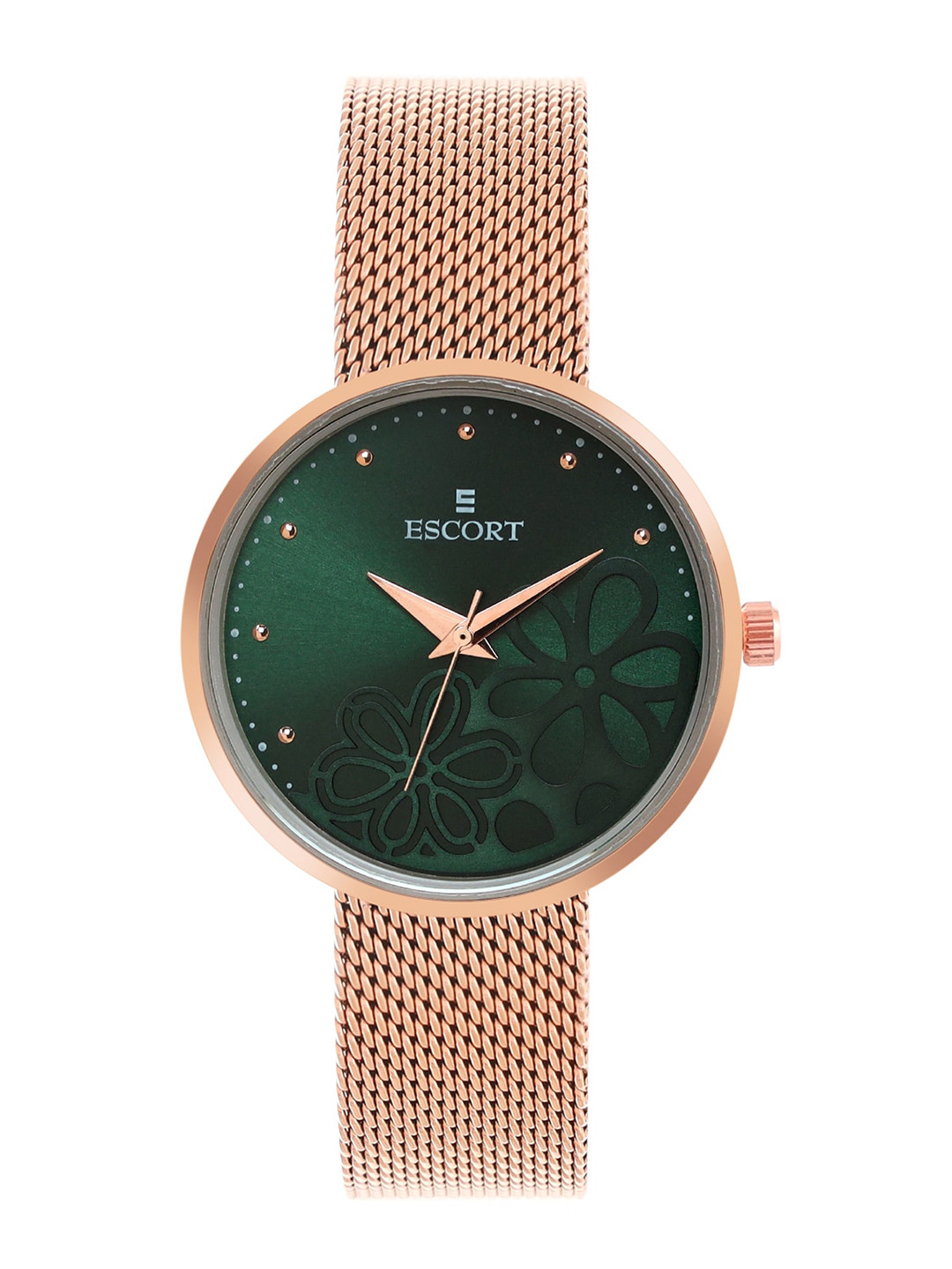 

Escort Women Patterned Dial & Straps Analogue Watch-E21507405RGM16, Green