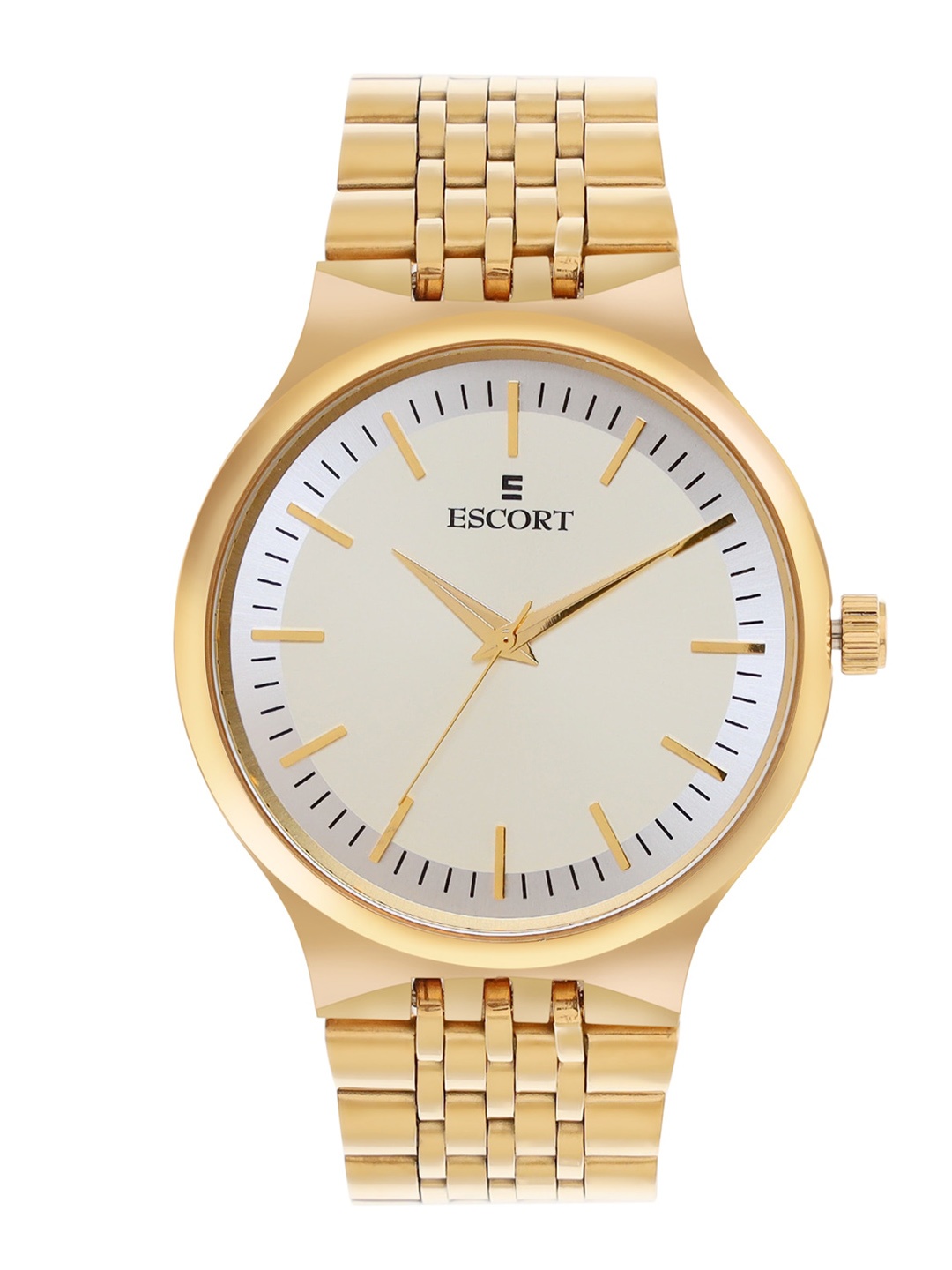 

Escort Men Dial & Bracelet Style Straps Analogue Watch E16507359GM1, White