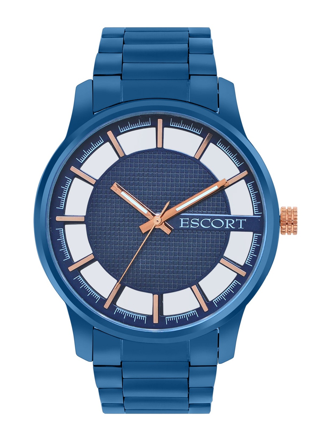 

Escort Men Dial & Straps Analogue Watch E2200BLM5, Blue