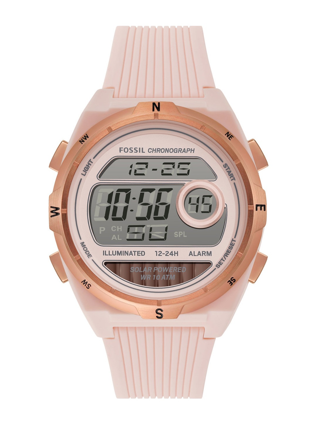 

Fossil Women Pink Dial & Pink Straps Digital Watch ES5194
