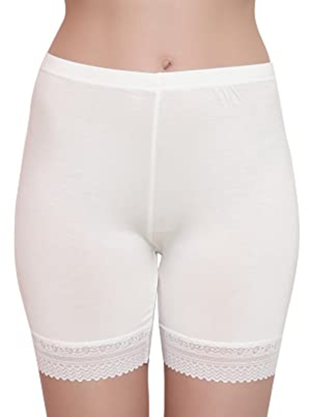 

BRACHY Women High Waist Cycling Shorts, White