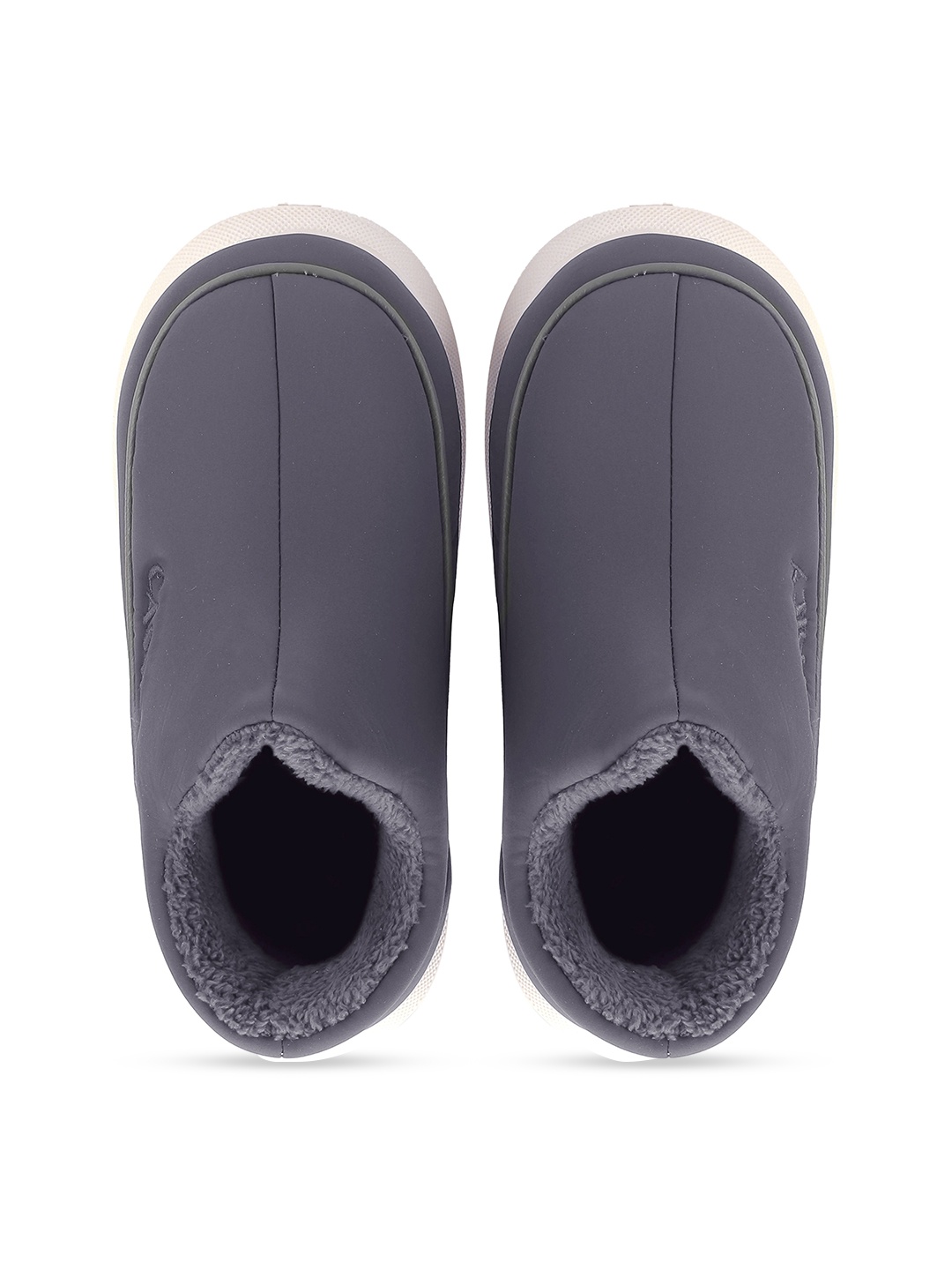 

CASSIEY Round Toe Winter Slip-On Sneakers, Grey