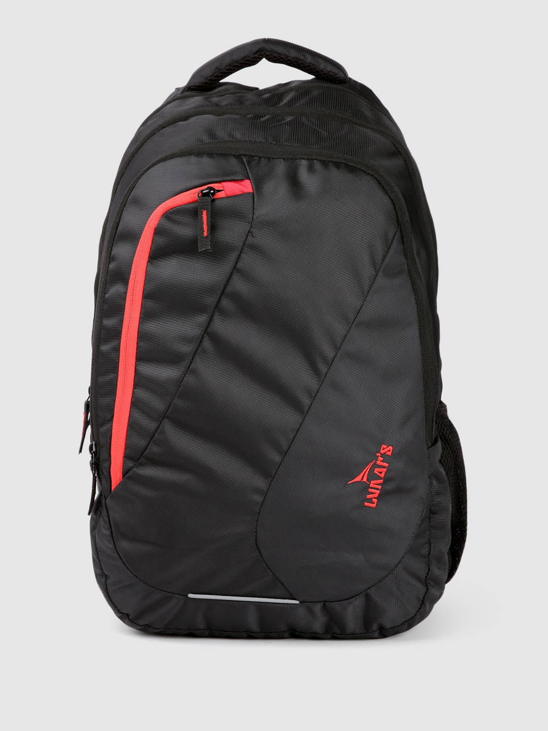 

LUNAR'S Unisex Embroidered Backpack, Black