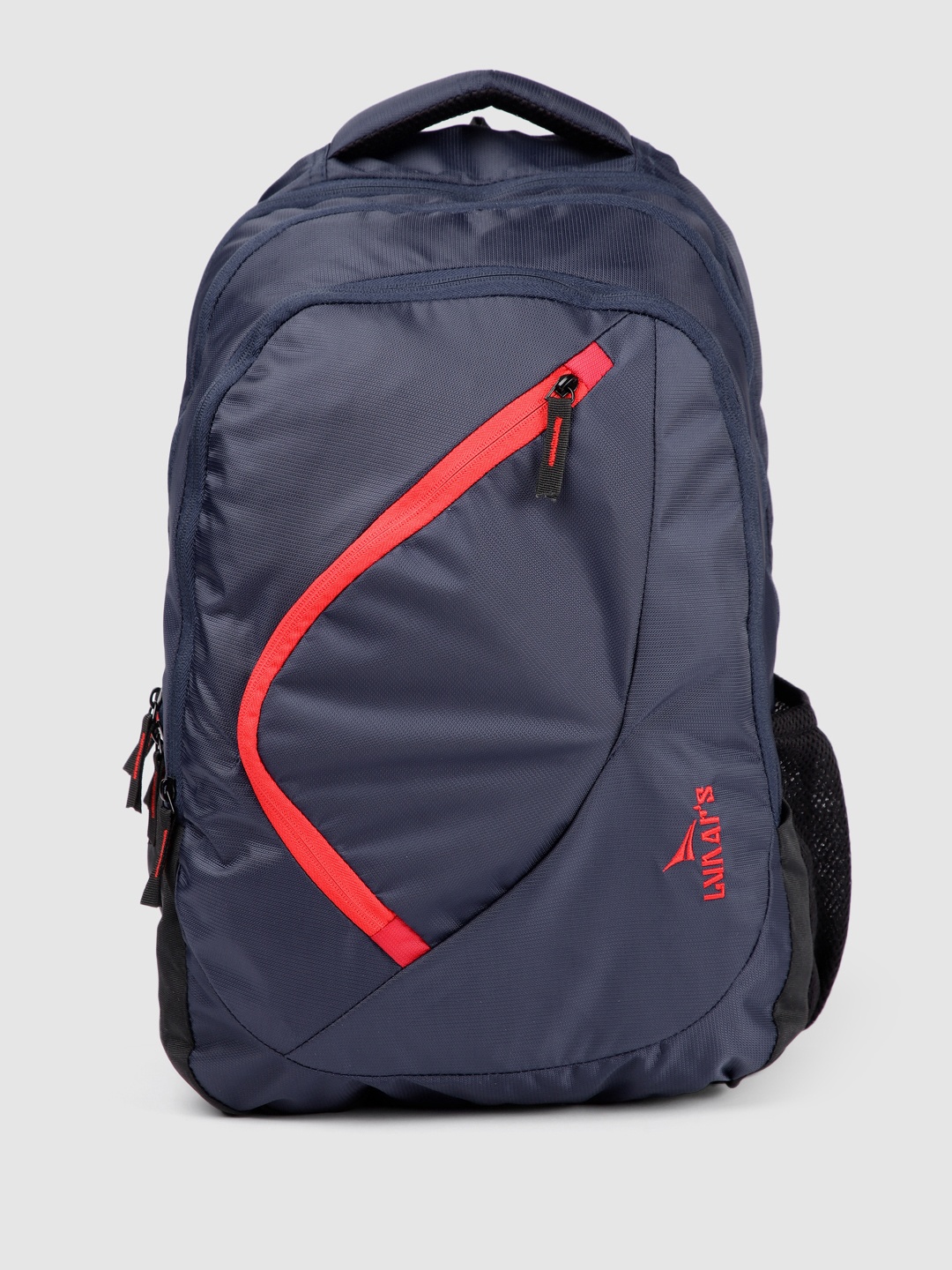 

LUNAR'S Unisex Embroidered Backpack, Navy blue