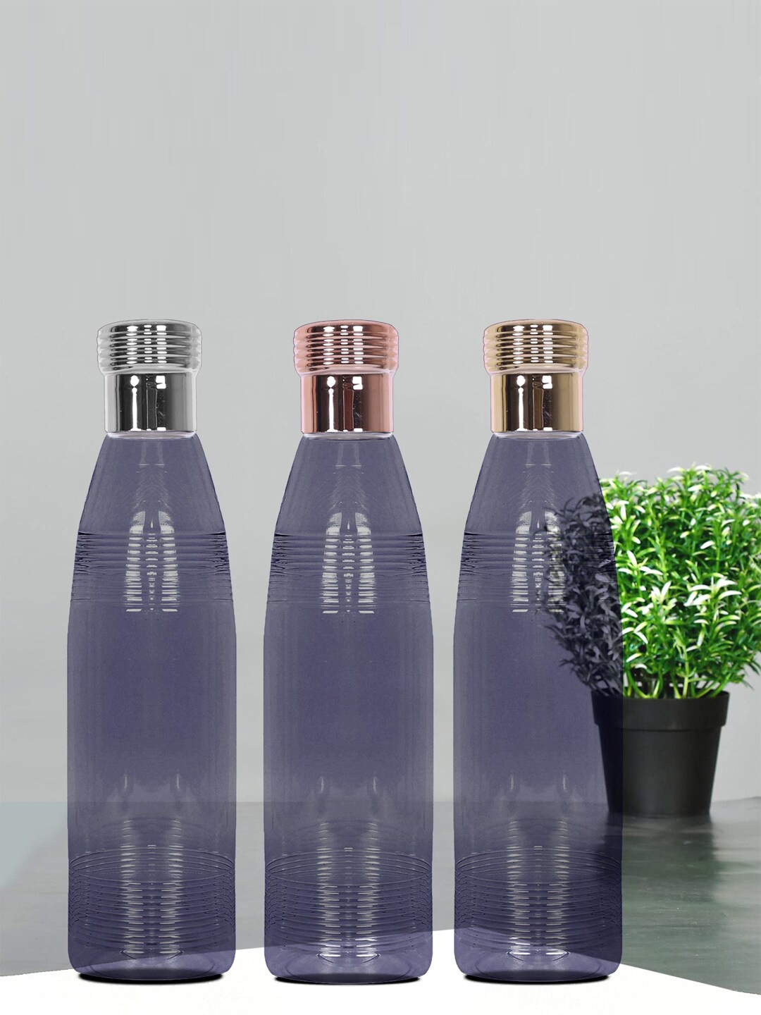 

Kuber Industries Black 9 Pieces Leak Proof Refrigerator Water Bottles 1L Each