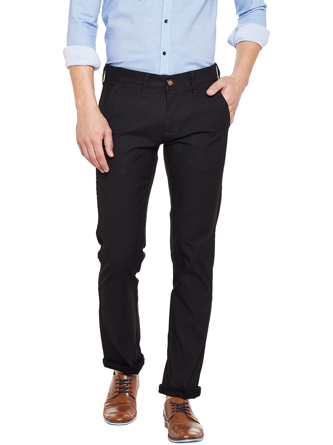 

Killer Men Black Slim Fit Solid Chinos