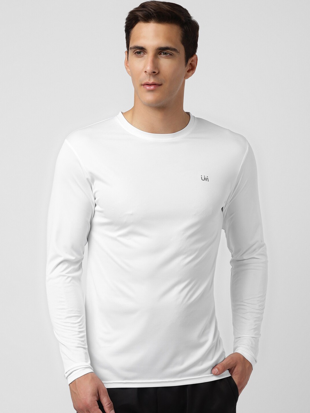 

UrbanMark Round Neck T-Shirt, White
