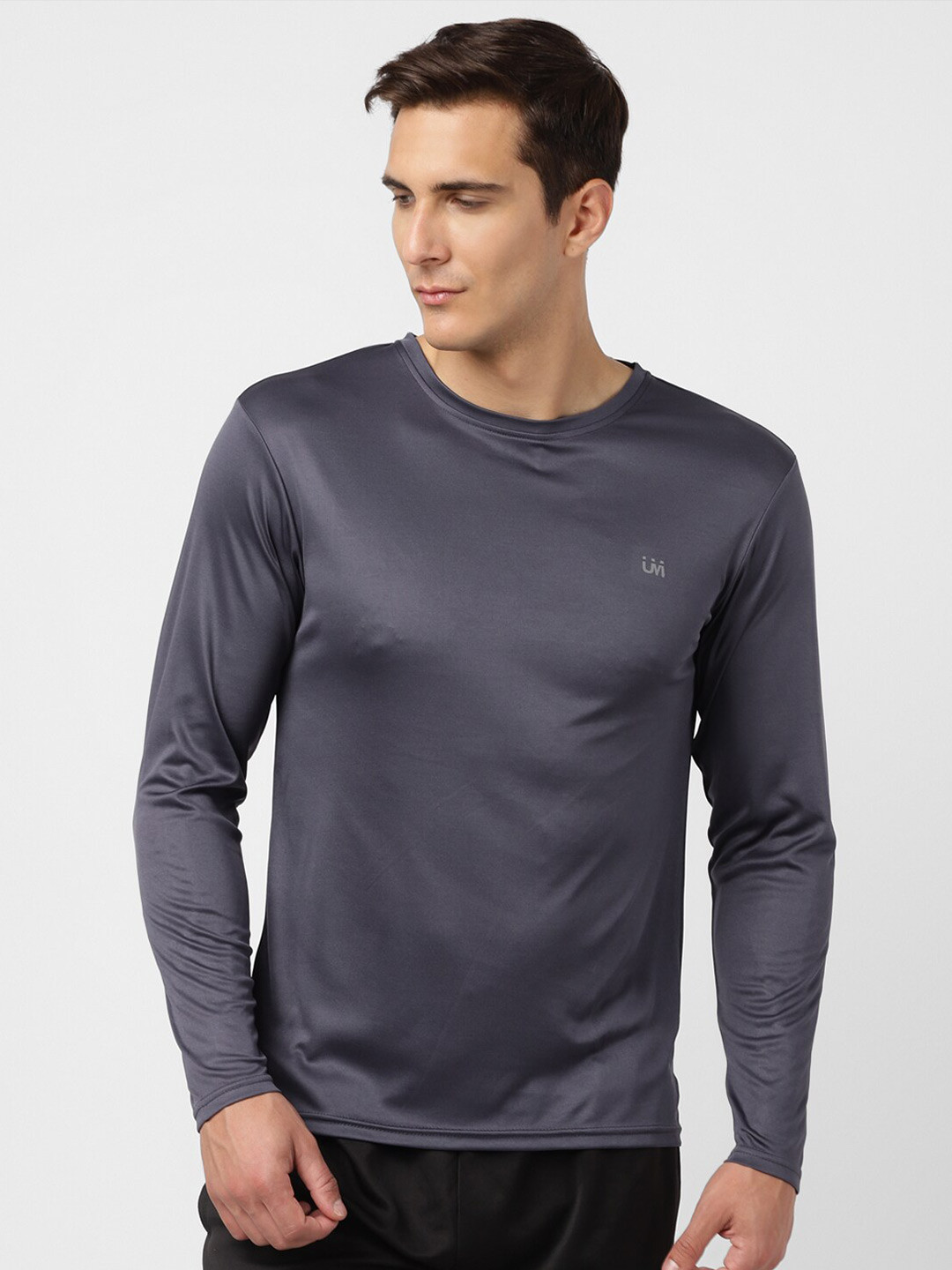 

UrbanMark Round Neck T-Shirt, Grey