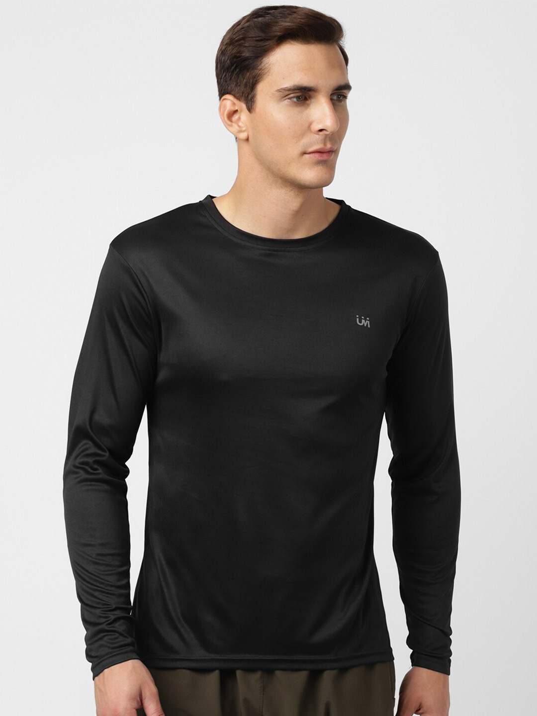 

UrbanMark Round Neck T-Shirt, Black