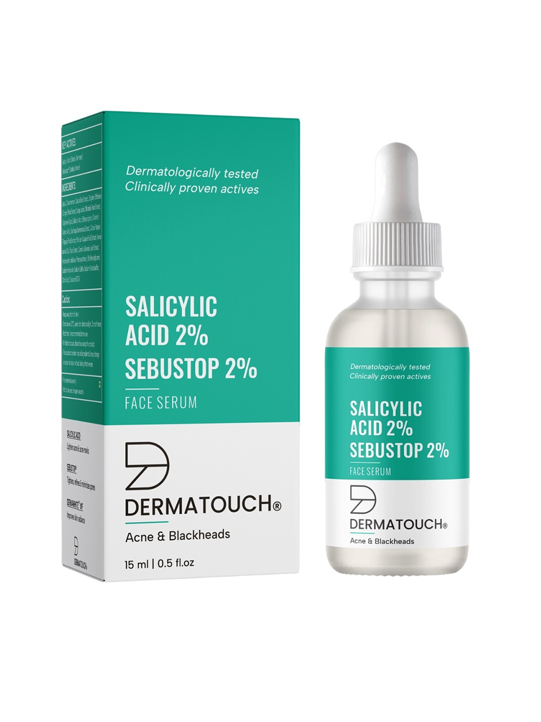 

Dermatouch Salicylic Acid 2% Sebustop 2% Face Serum - 15 ml, Green