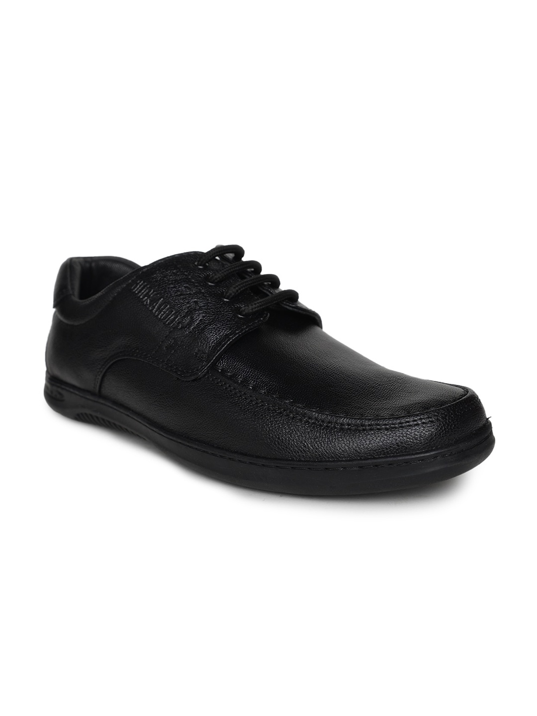 

Buckaroo Men Orvil Textured Leather Derbys, Black