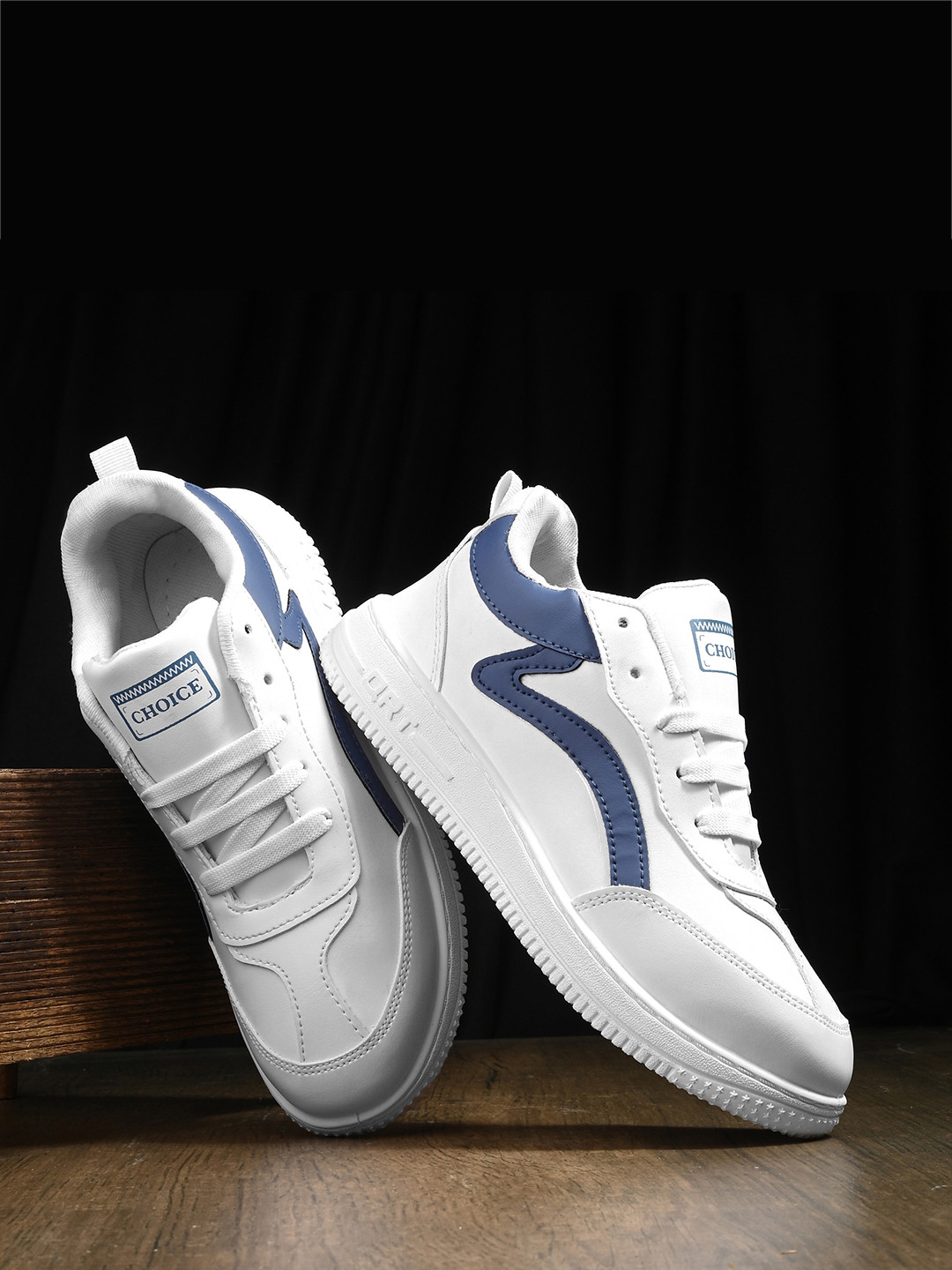 

BIRDE Men Colourblocked Leather Comfort Insole Sneakers, White