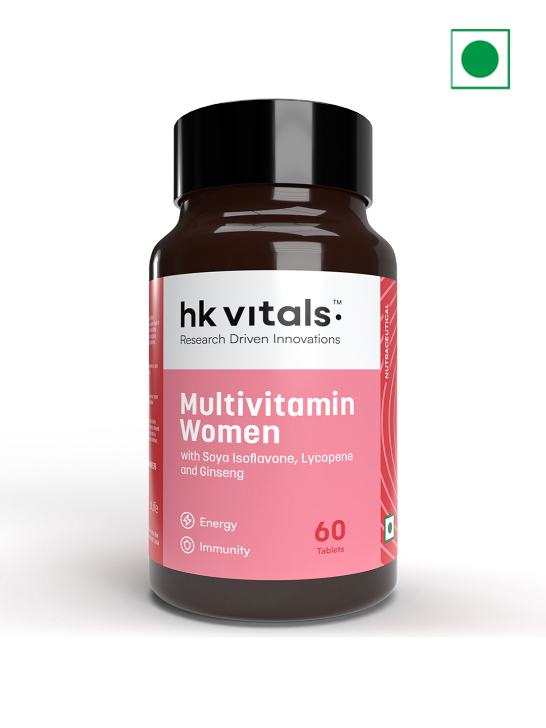 

HK VITALS Women Multivitamins Lycopene & Ginseng Tablets For Immunity - 60 Tablets, Blue