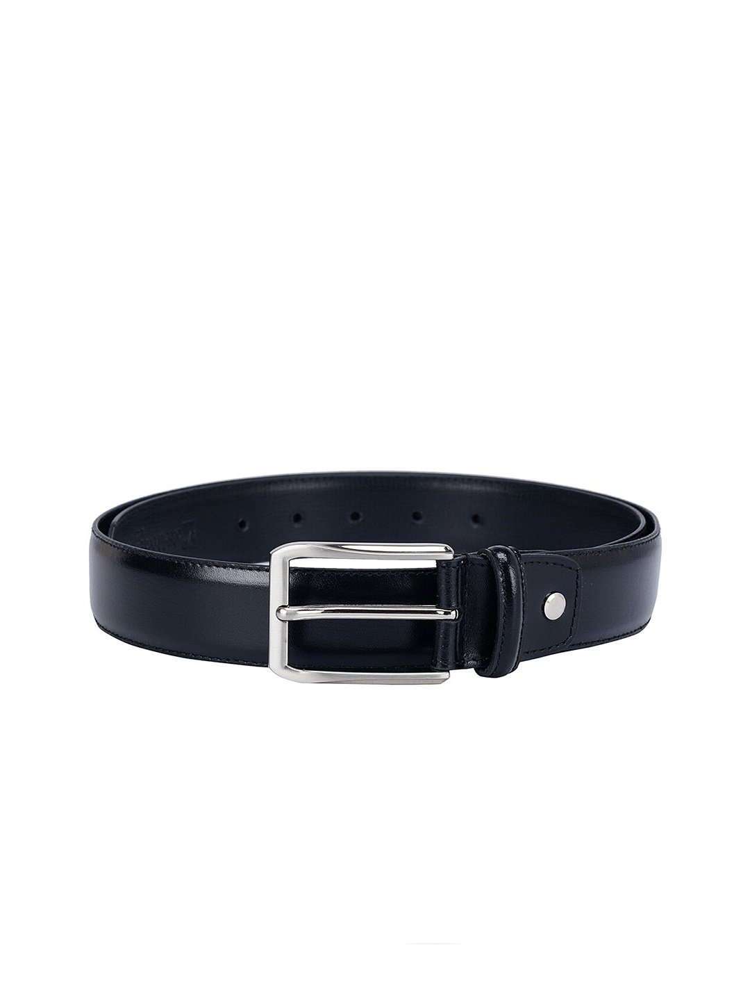 

Da Milano Men Leather Formal Belt, Black