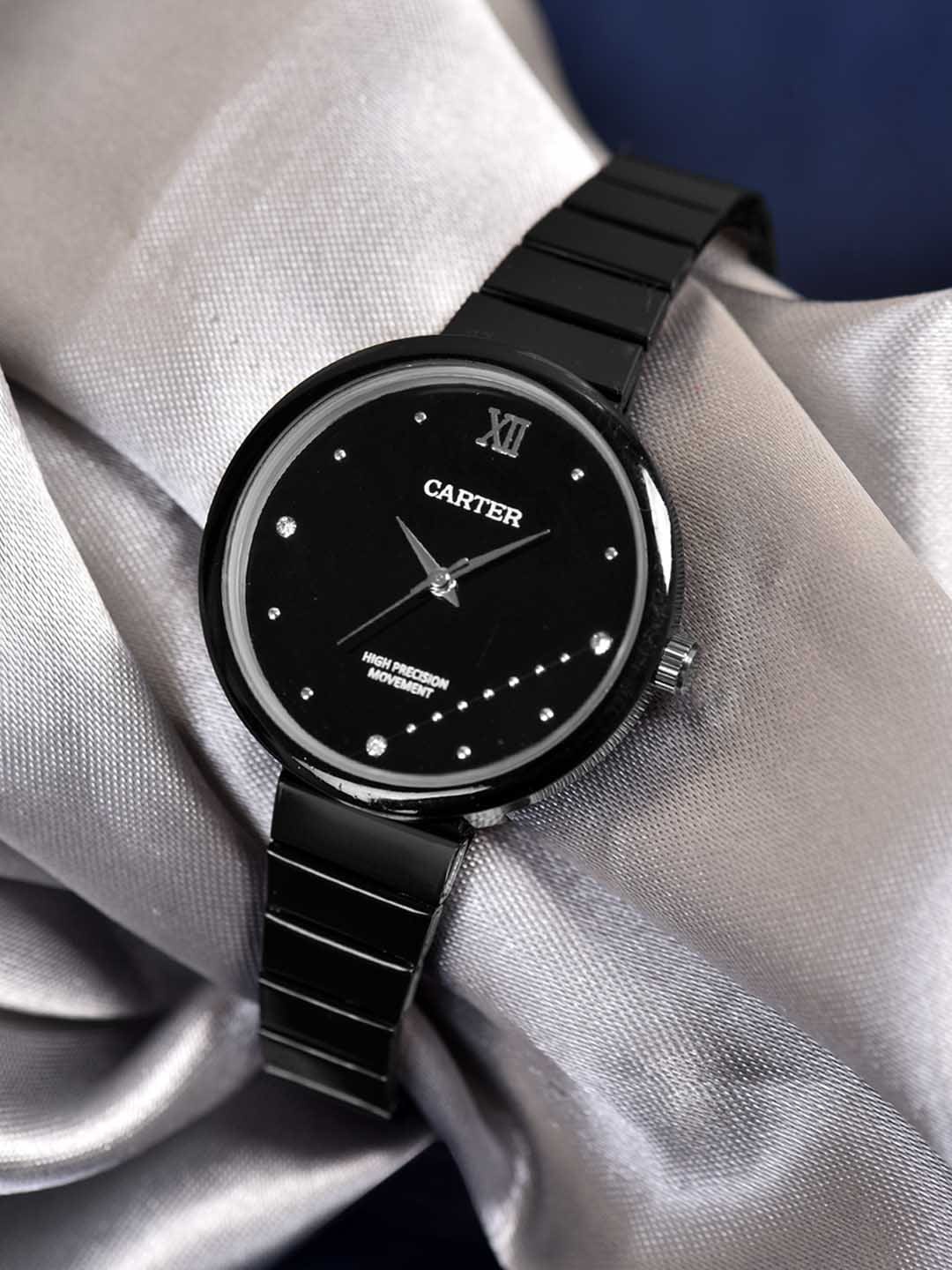 

Sandy D Carter Women Embellished Dial & Analogue Watch Sandy D Carter-67, Black