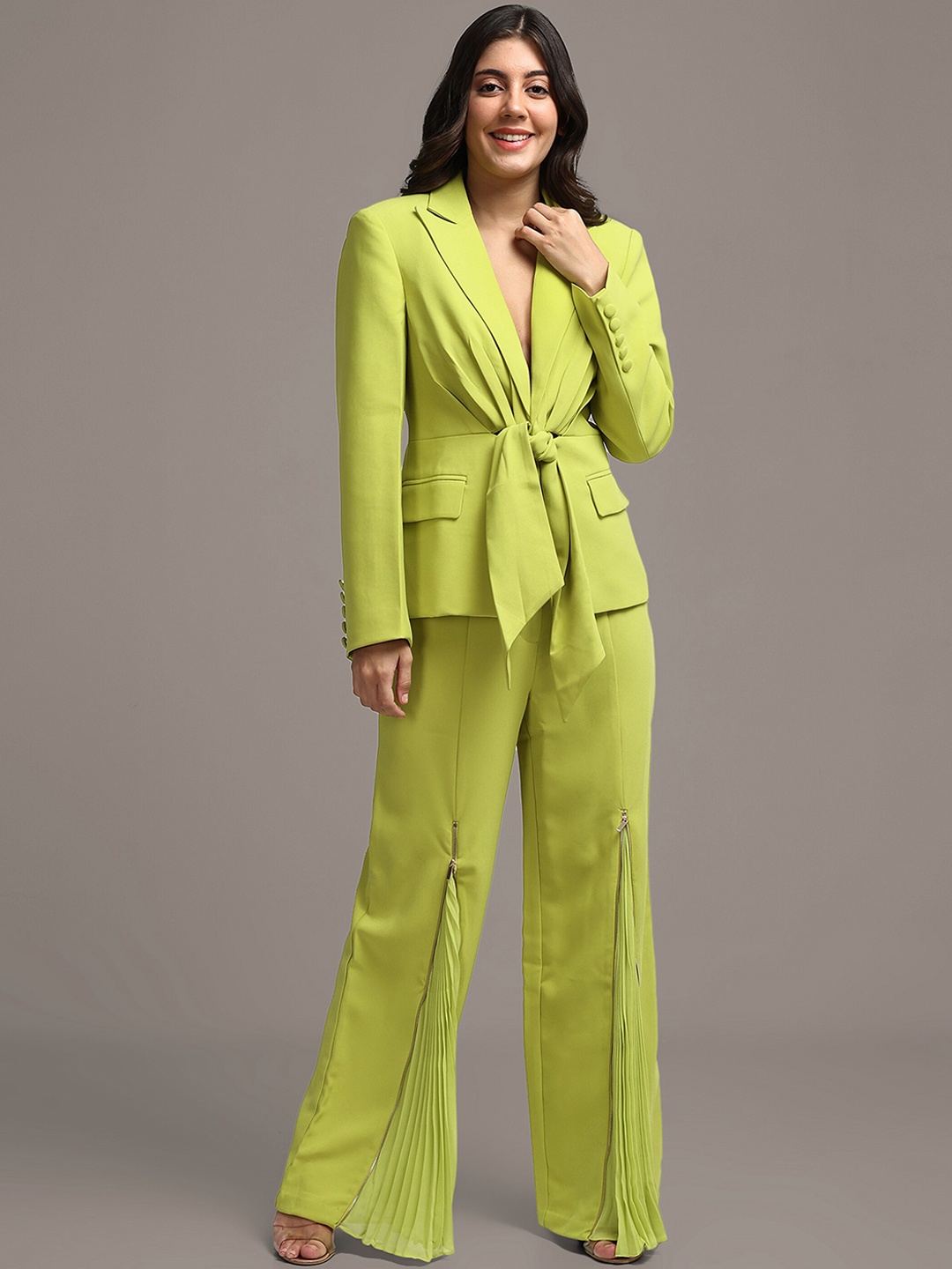 

iki chic 2-Piece Single-Breasted Suit, Green