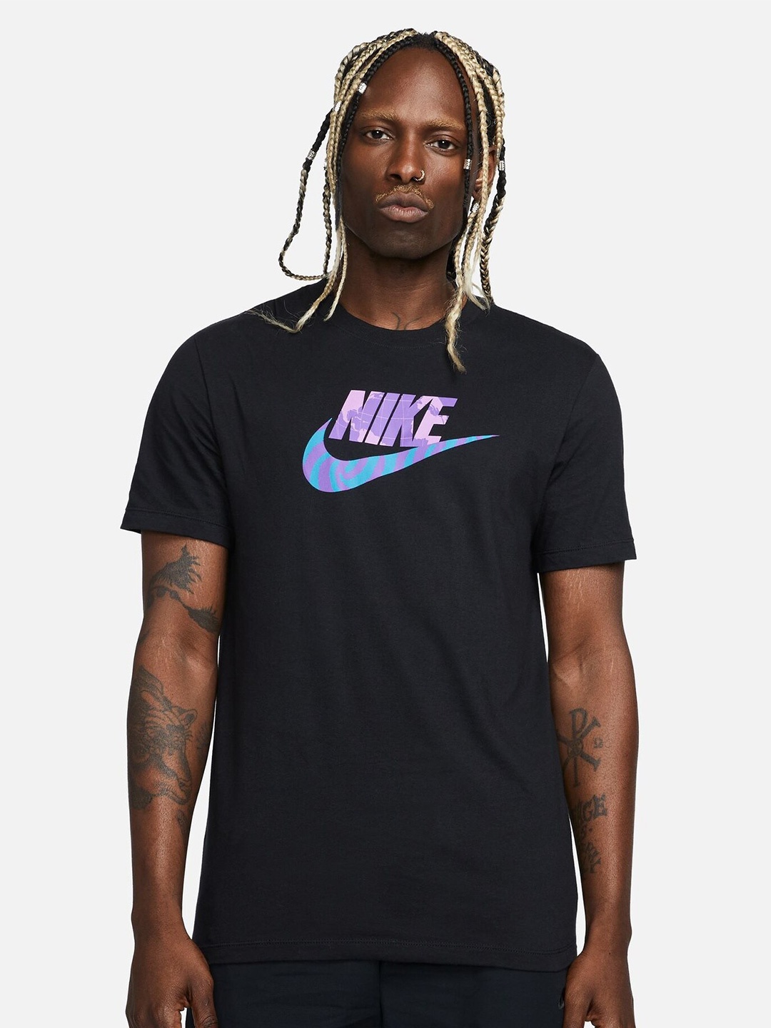 

Nike Round Neck Tshirts, Black