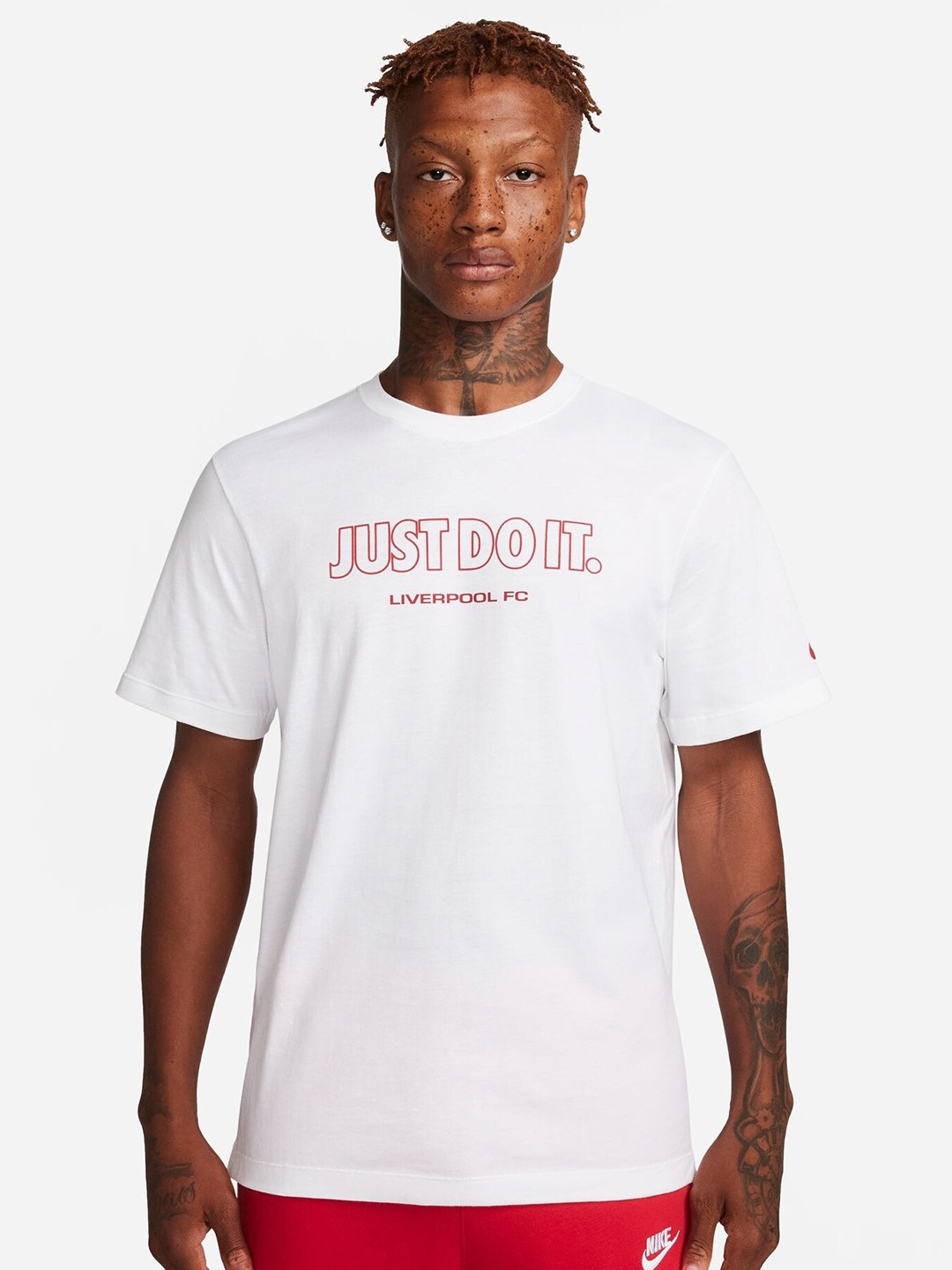 

Nike Round Neck Liverpool Tshirts, White