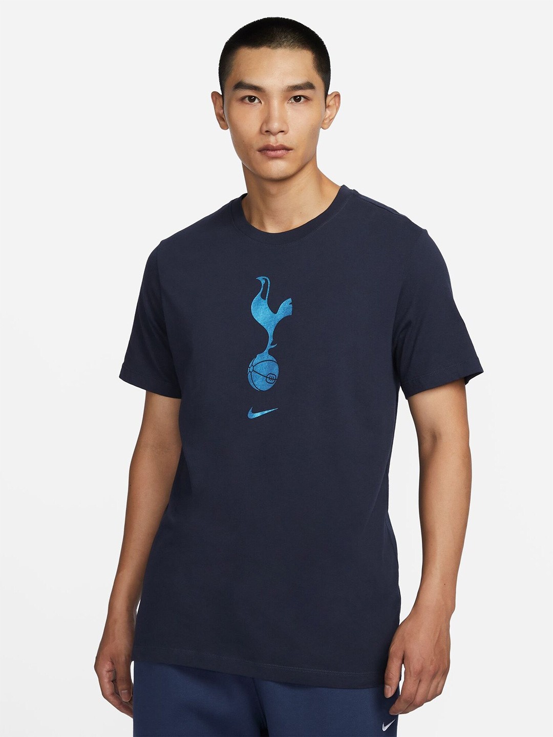 

Nike Round Neck Football Tshirts, Blue