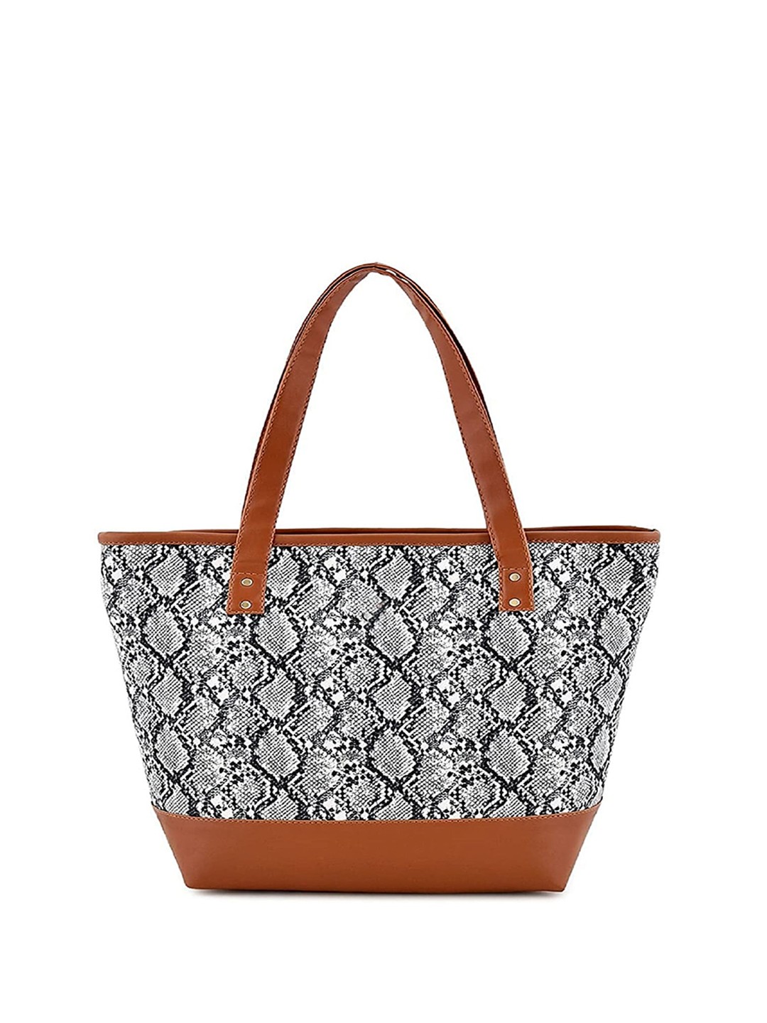 

Anouk Animal Printed Structured Shoulder Bag, White