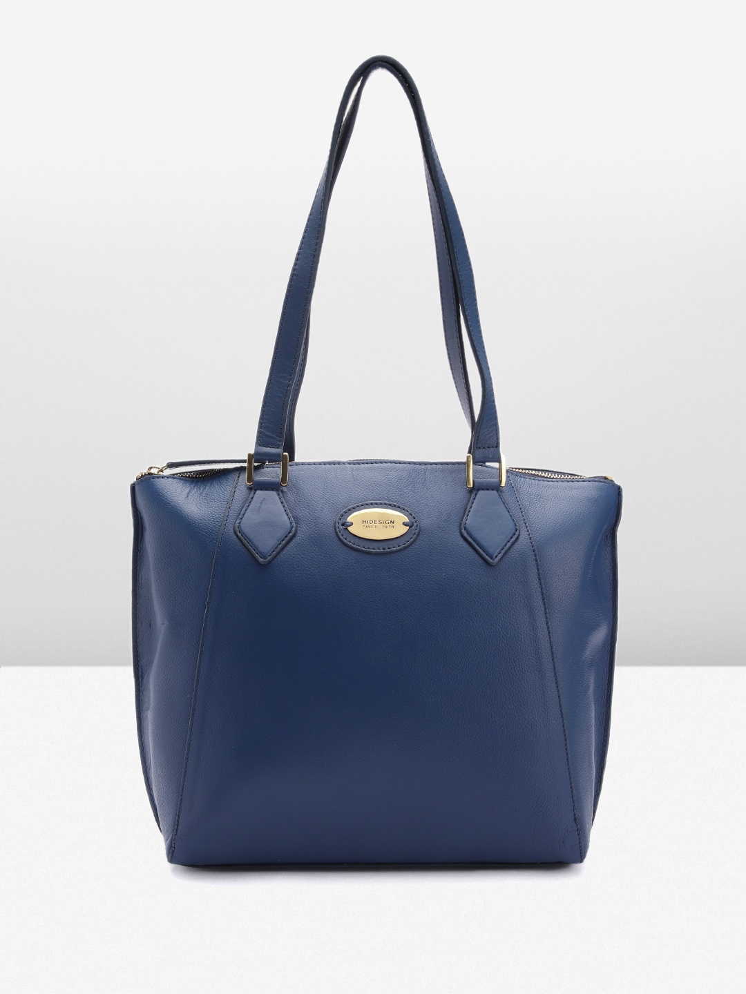 

Hidesign Leather Structured Shoulder Bag, Blue