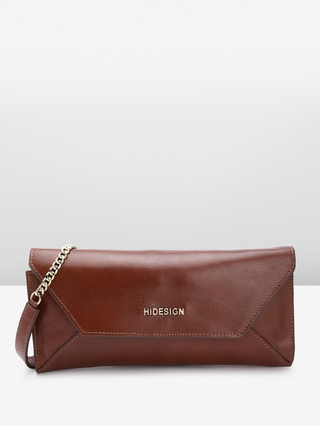 

Hidesign Women Leather Two Fold Wallet, Brown