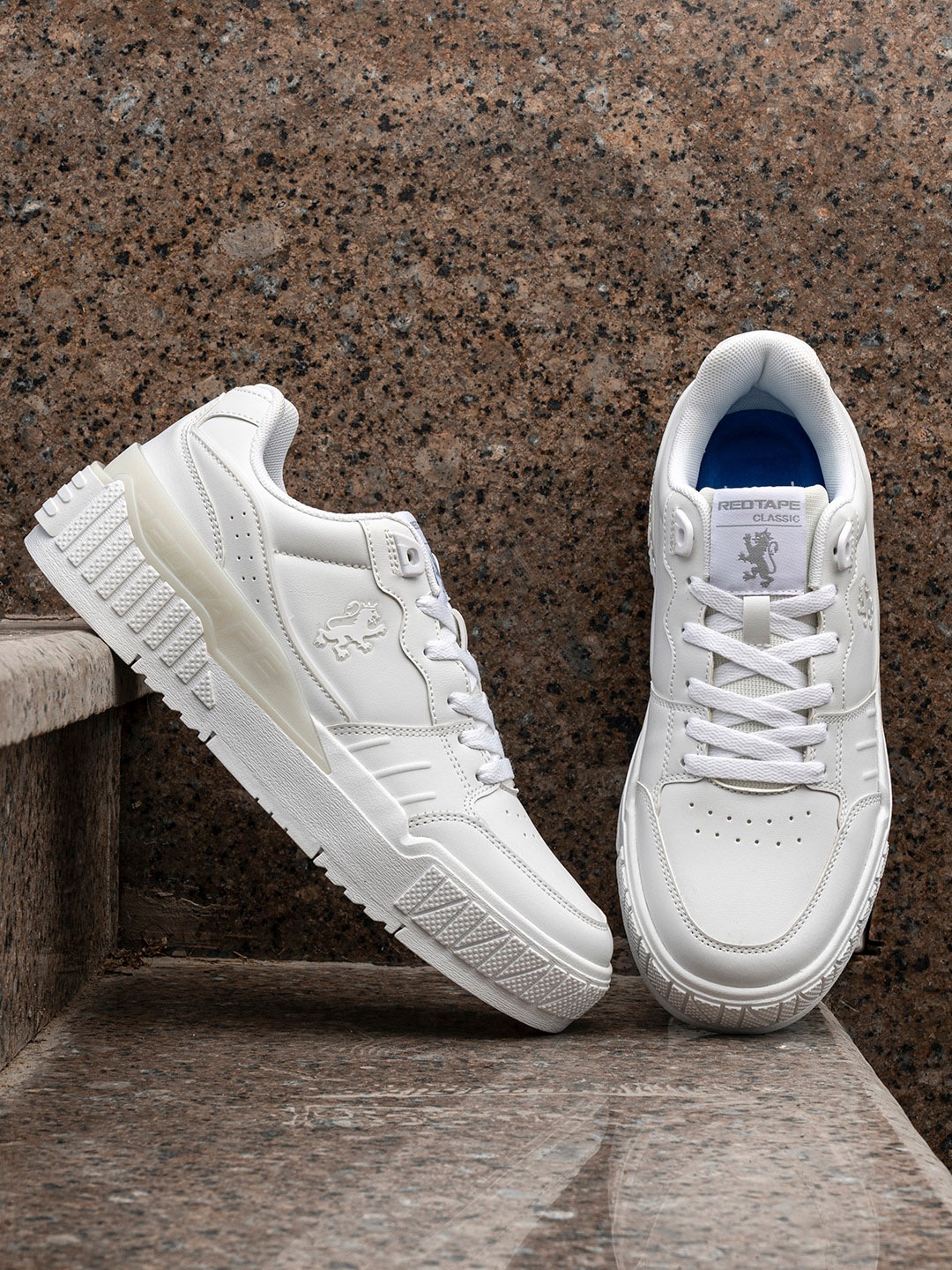 

Red Tape Men Memory Foam Insole Sneakers, White