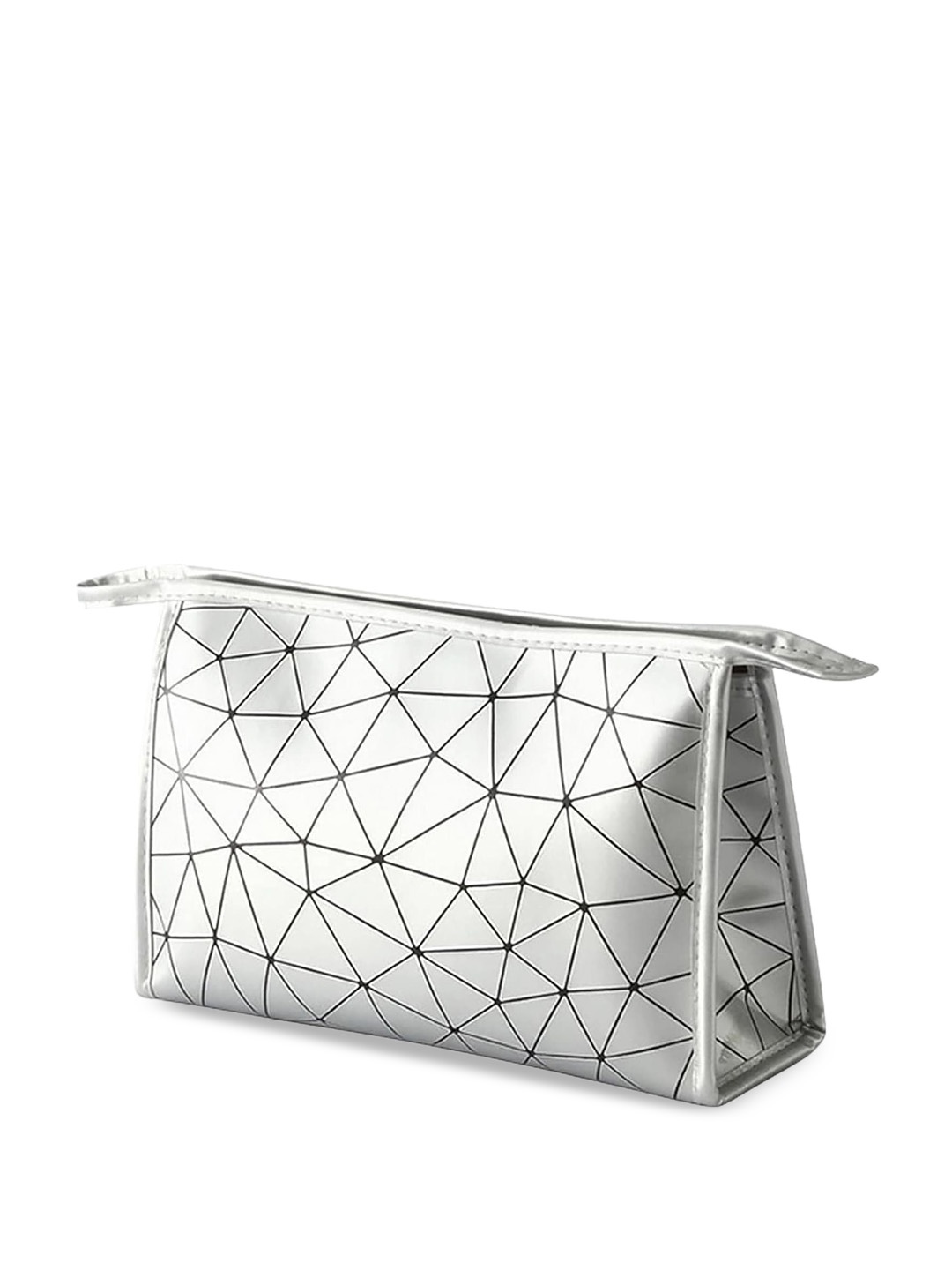 

HOUSE OF QUIRK Black & Grey Printed Cosmetic Bag Organiser
